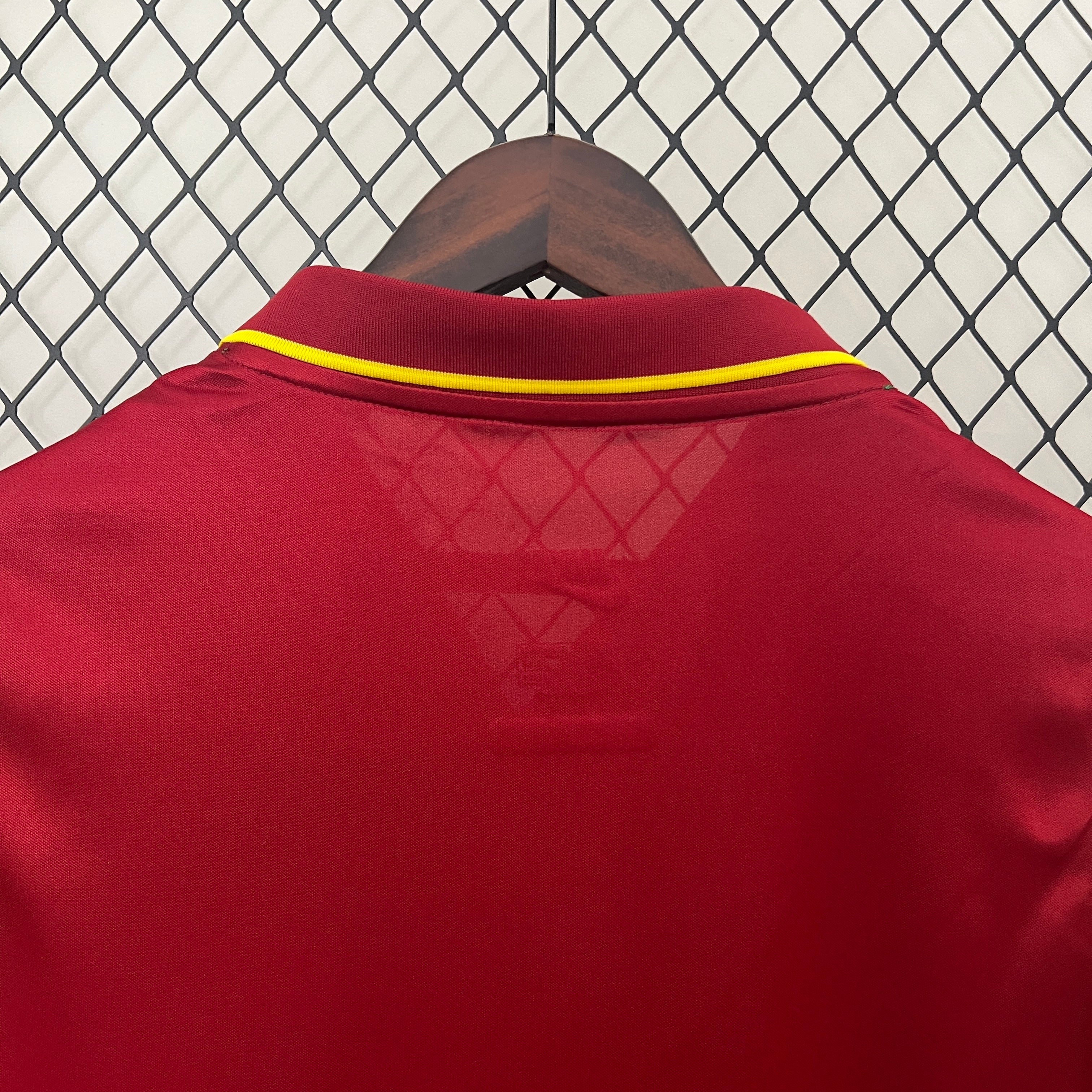 1990s Portugal Retro Football Shirt | Red Green Home