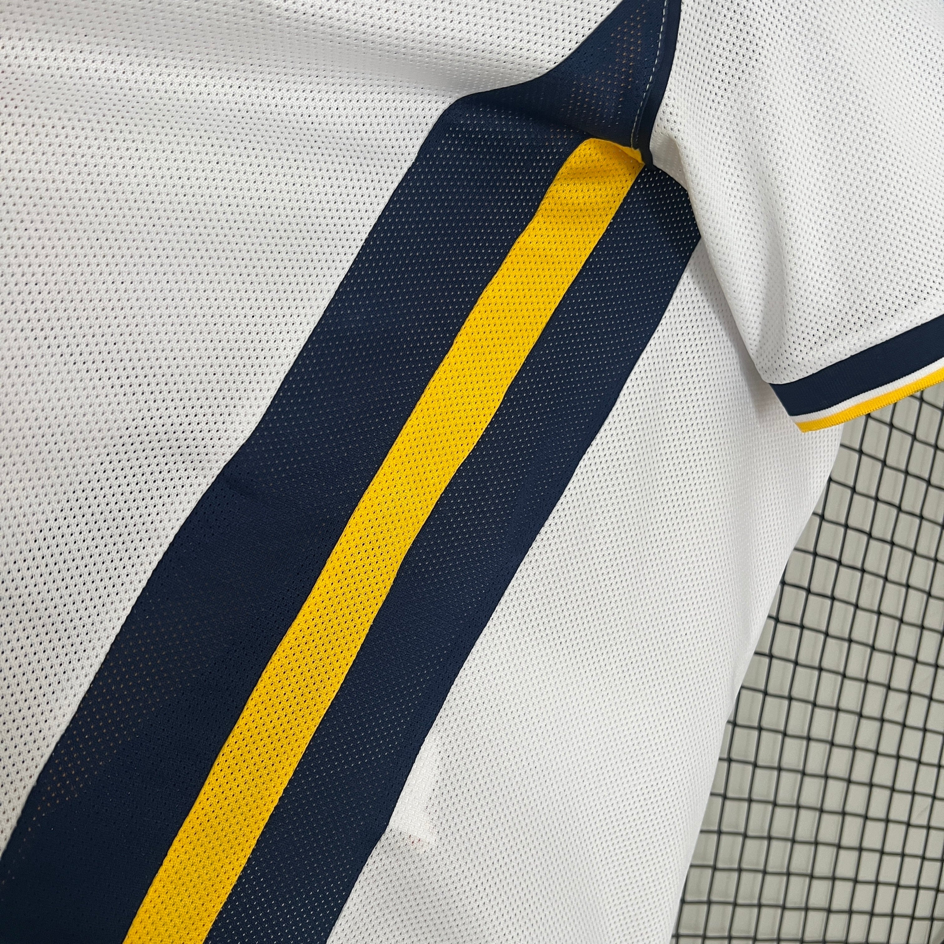1990s Parma Retro Football Shirt | White Navy Home