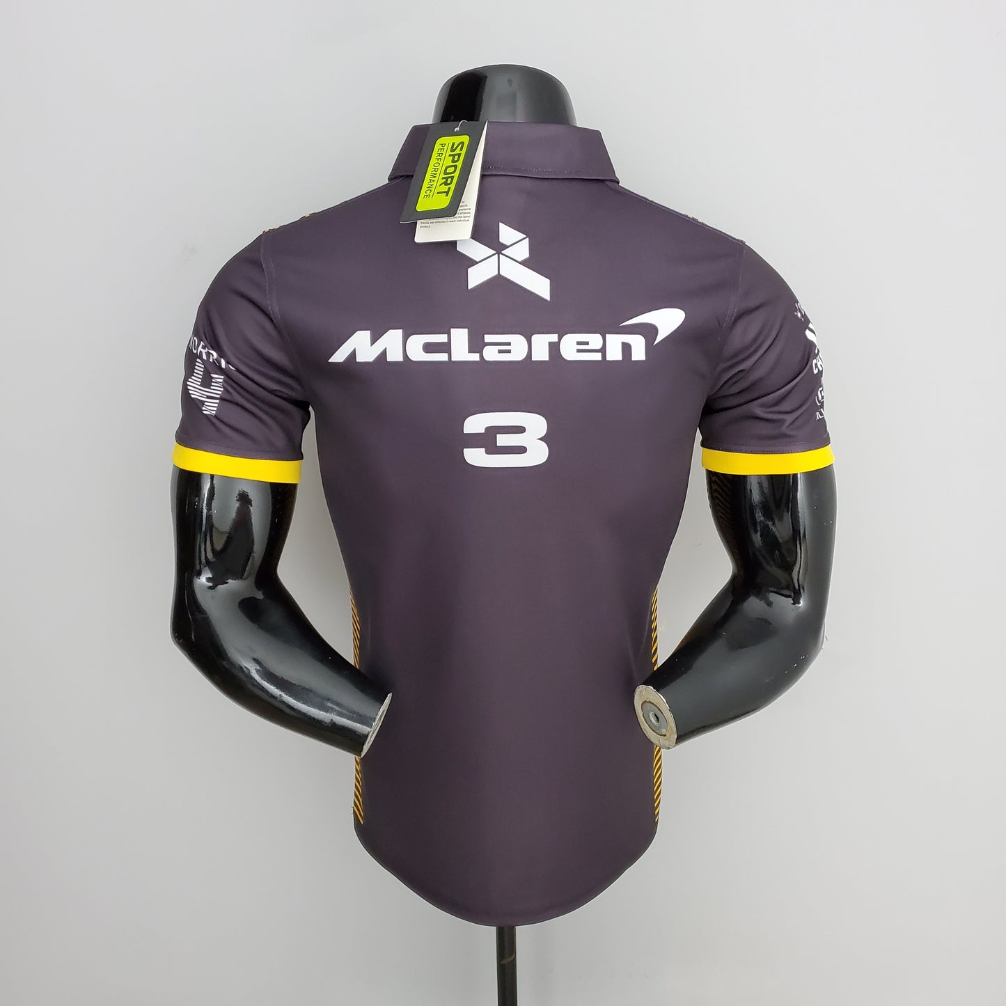 McLaren F1 2023 Polo – Player Fit – Ricciardo #3 | Gray