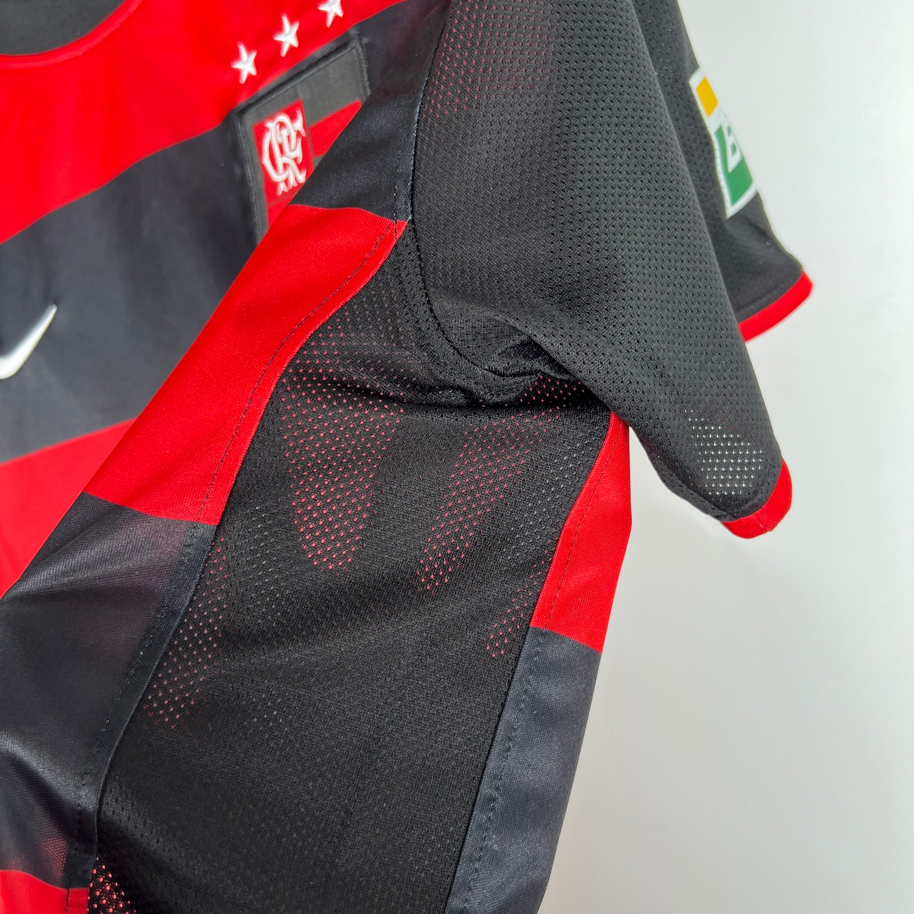 1990s Flamengo Retro Football Shirt | Red Black Home