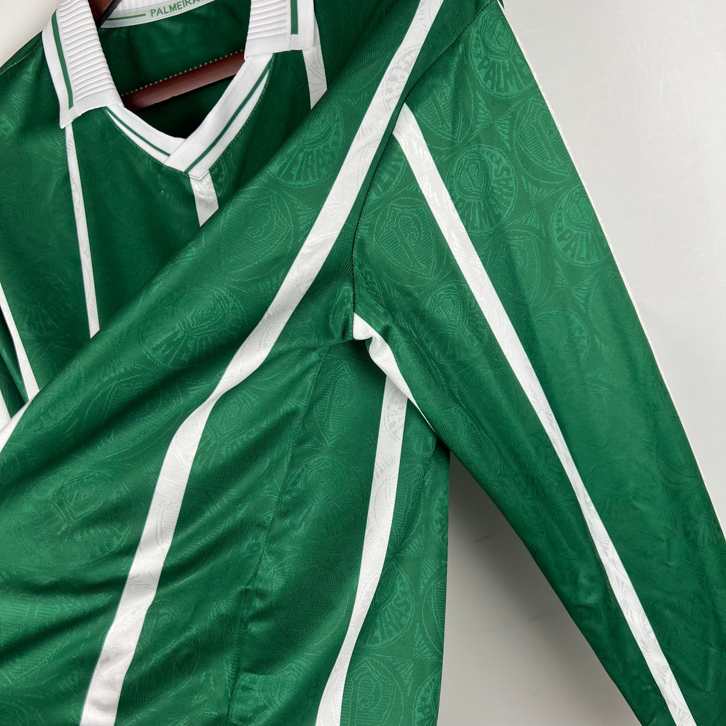 1980s Palmeiras Retro Football Shirt | Green White Home