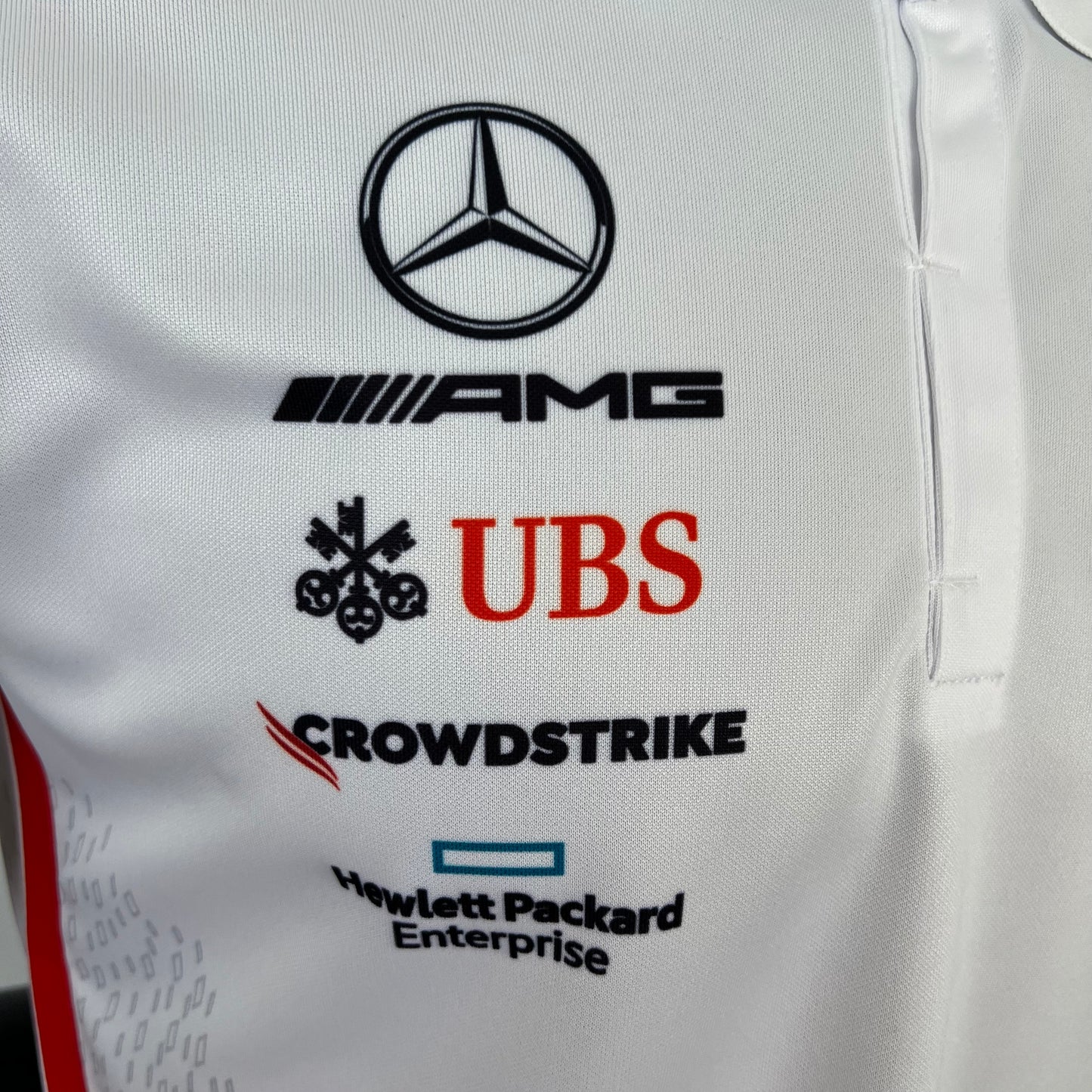 Mercedes AMG F1 Polo – Player Fit | White
