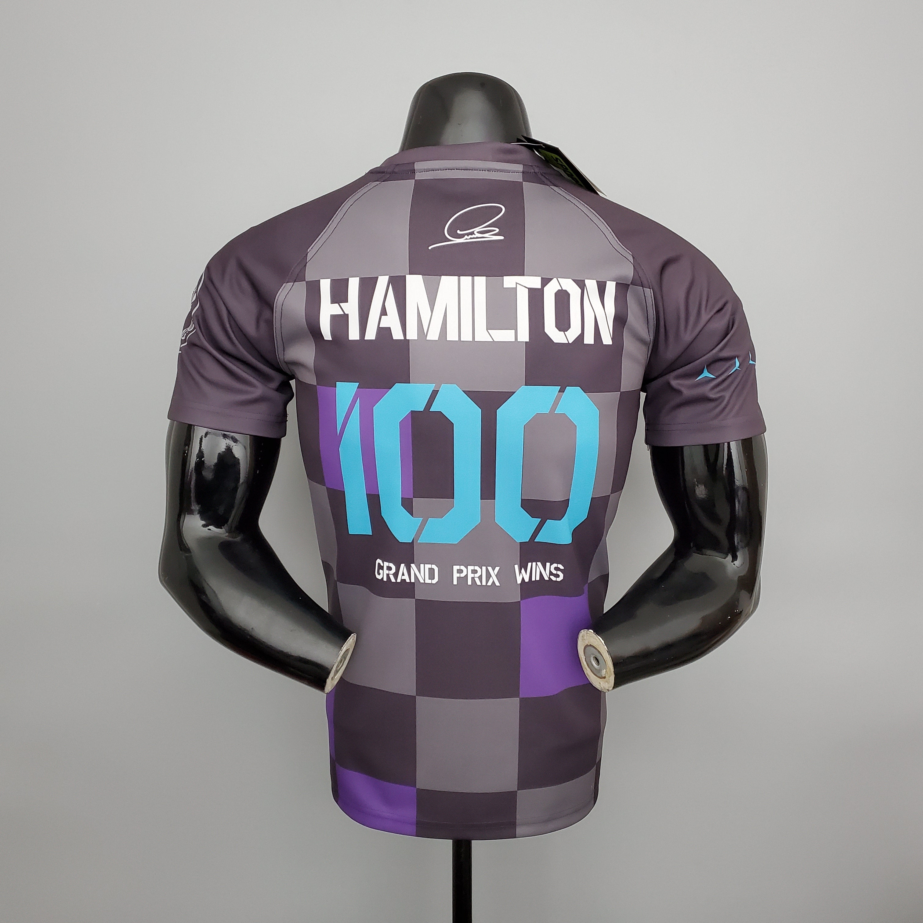 Mercedes F1 2025 Player Fit T-Shirt – Lewis Hamilton #44 Mercedes | Purple