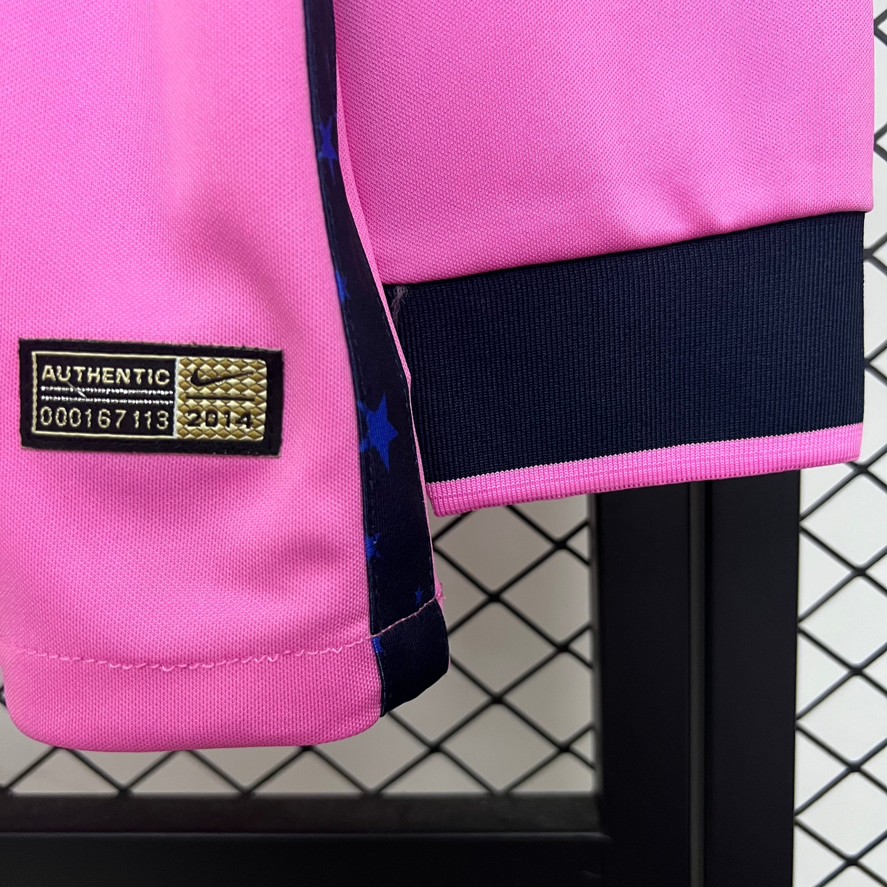 2010s Boca Juniors Retro Football Shirt | Pink Navy Third