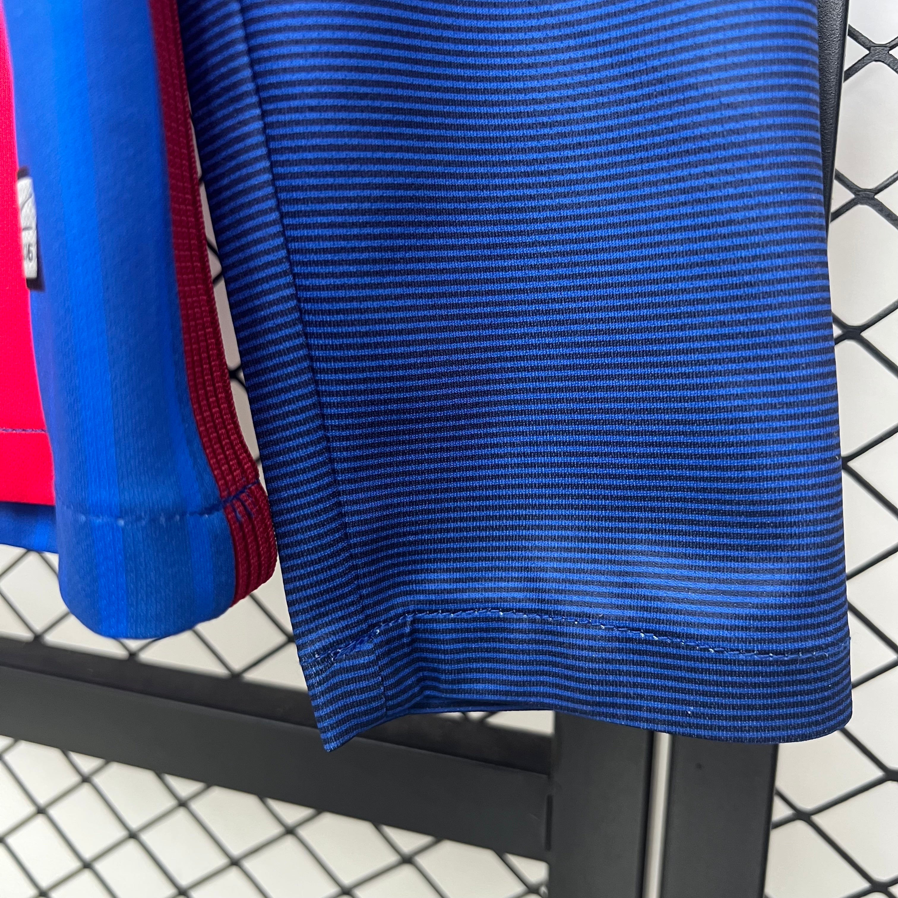 2010s Barcelona Retro Football Shirt | Blue Red Home