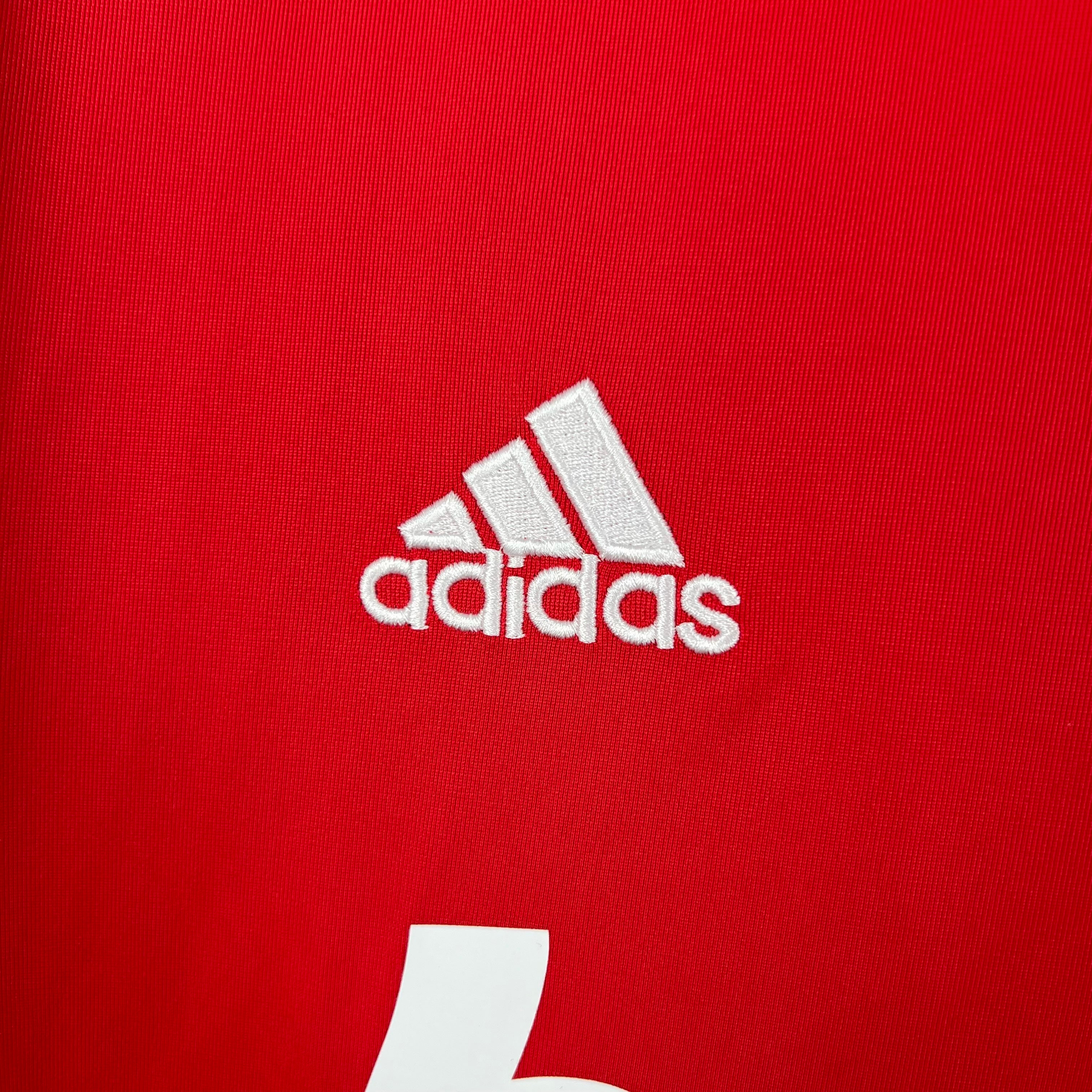 2010s Real Madrid Retro Football Shirt | Red White Home