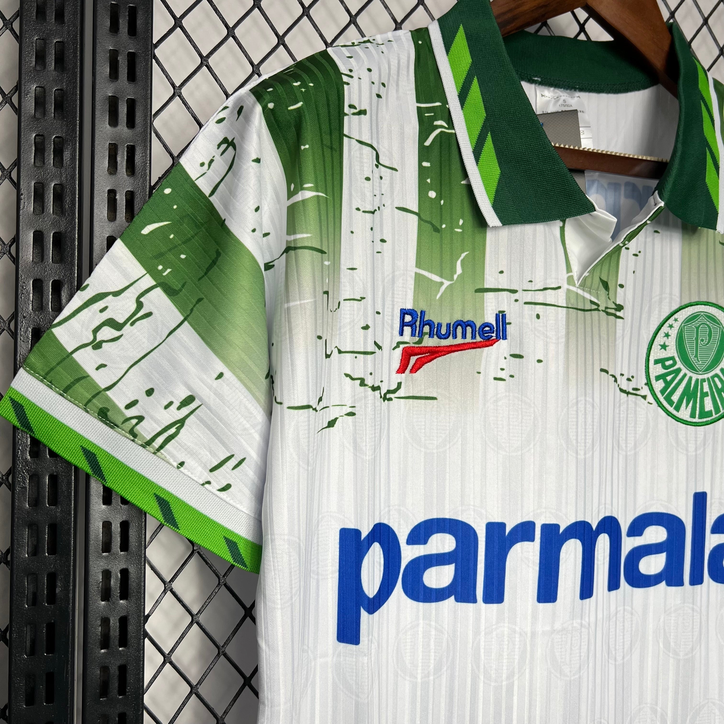 1990s Palmeiras Retro Football Shirt | White Green Home