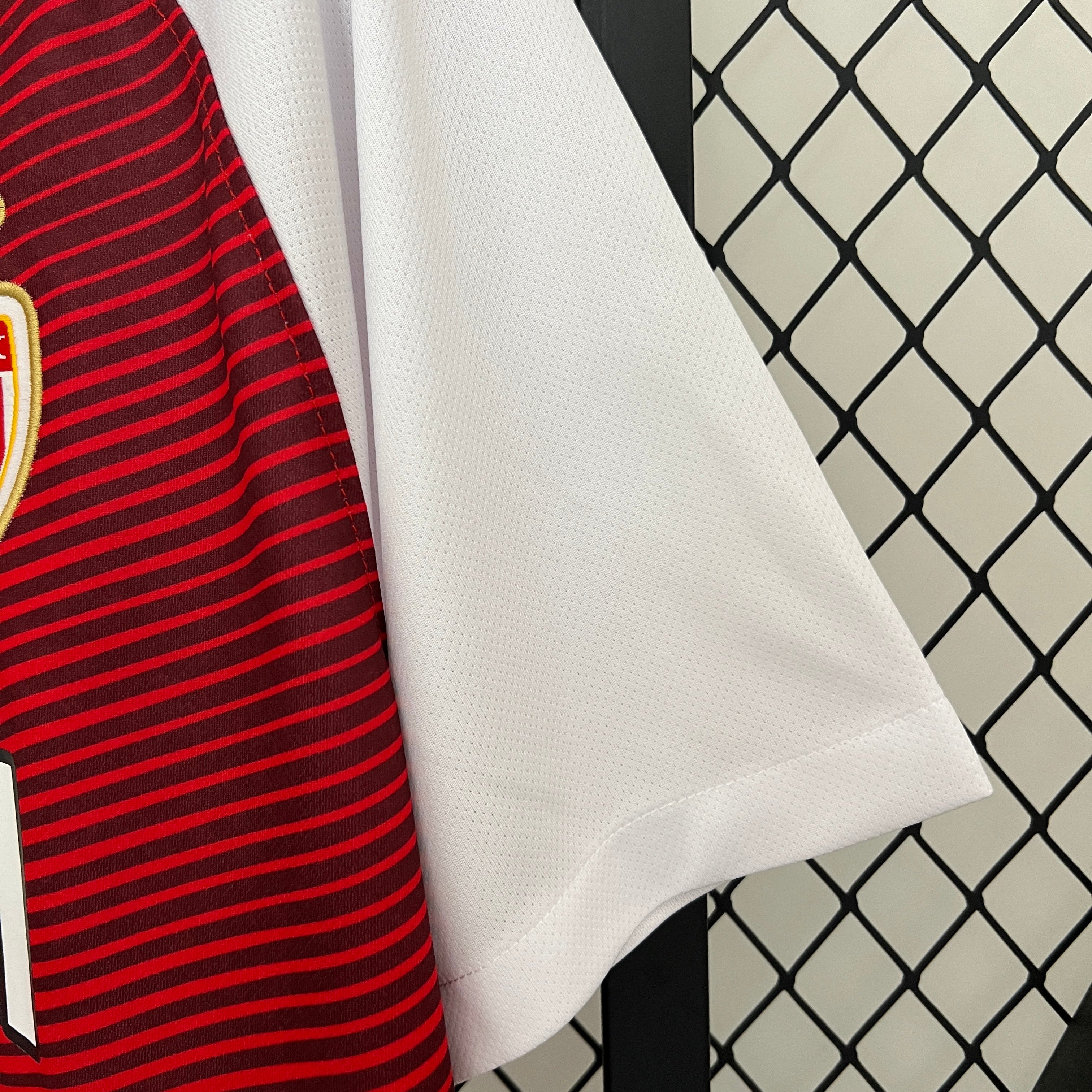 2010s AS Monaco Retro Football Shirt | White Red Home