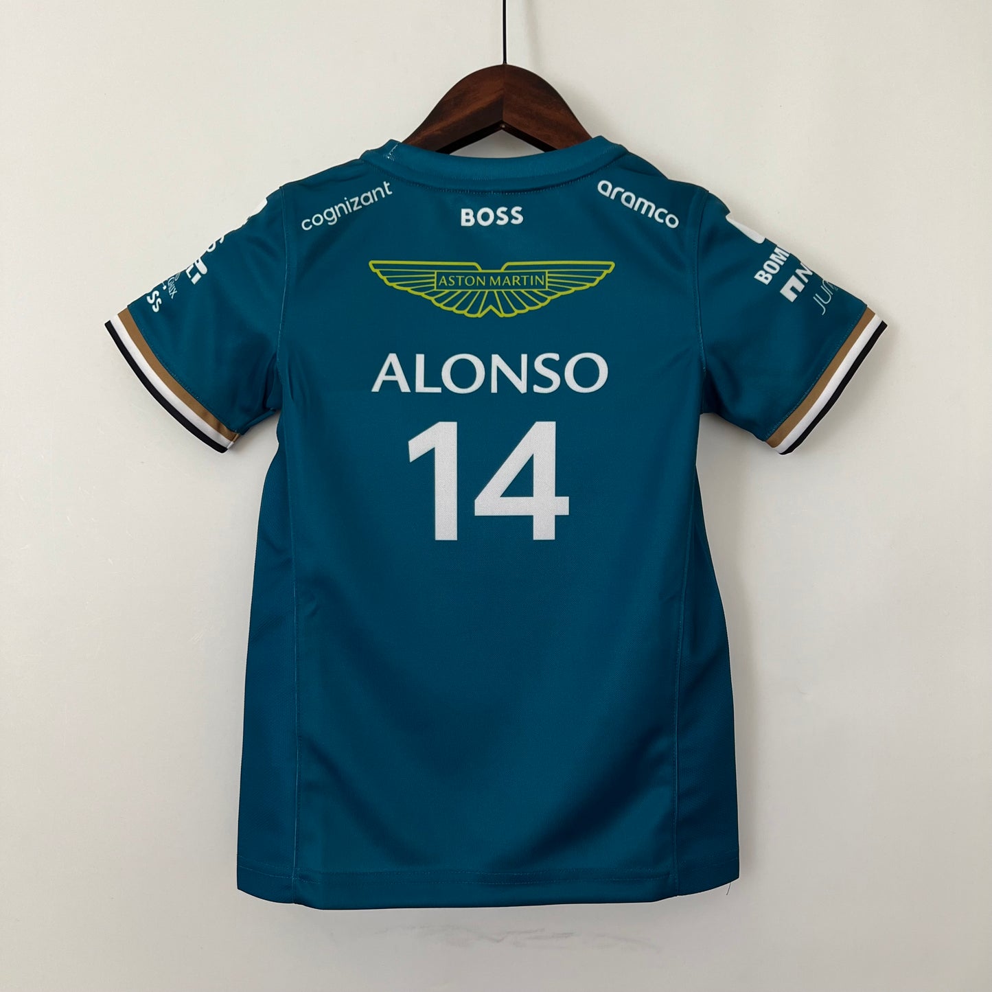 Aston Martin F1 2023 T-Shirt – Team Edition – Fernando Alonso #14 | Teal