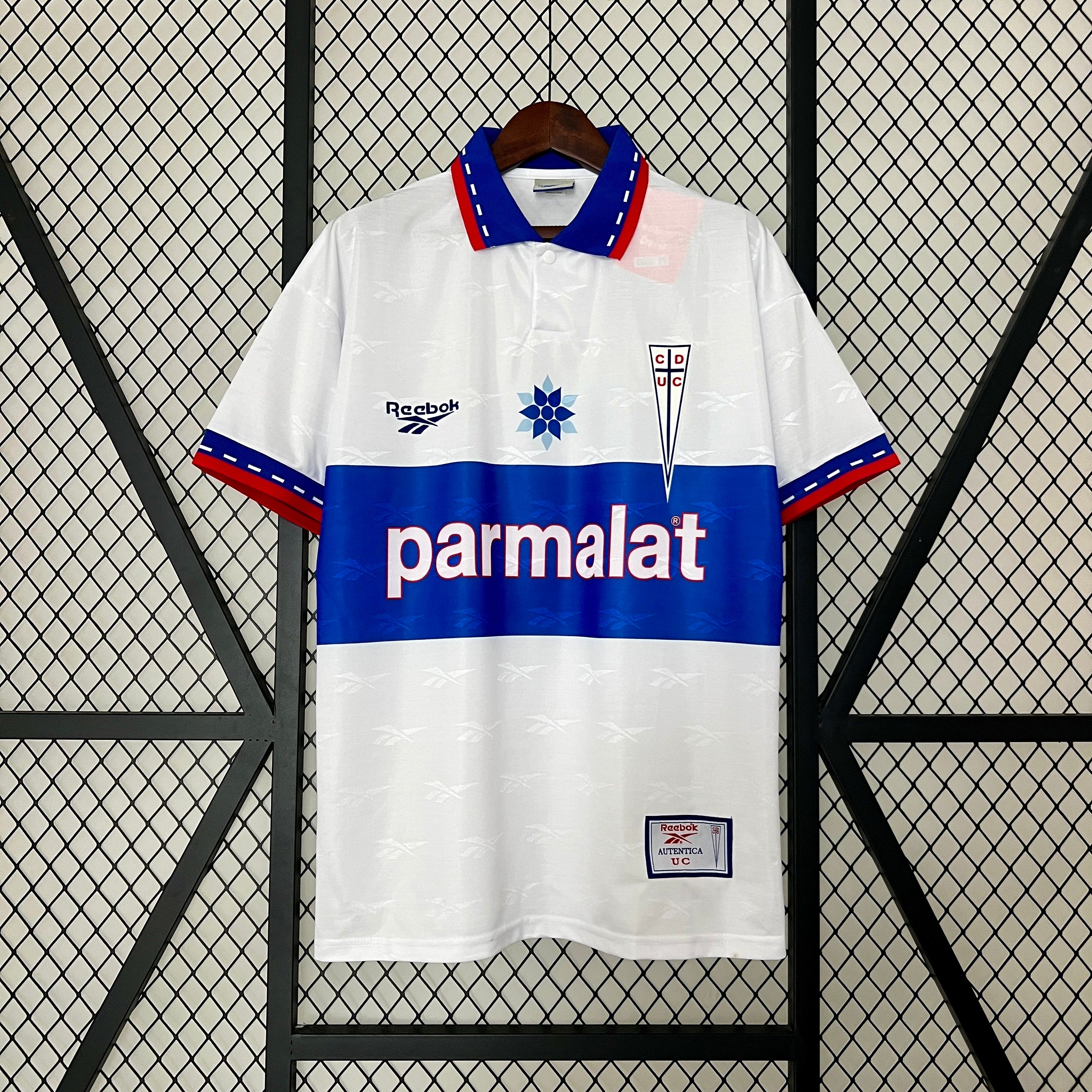 1990s Cremonese Retro Football Shirt | White Blue Home