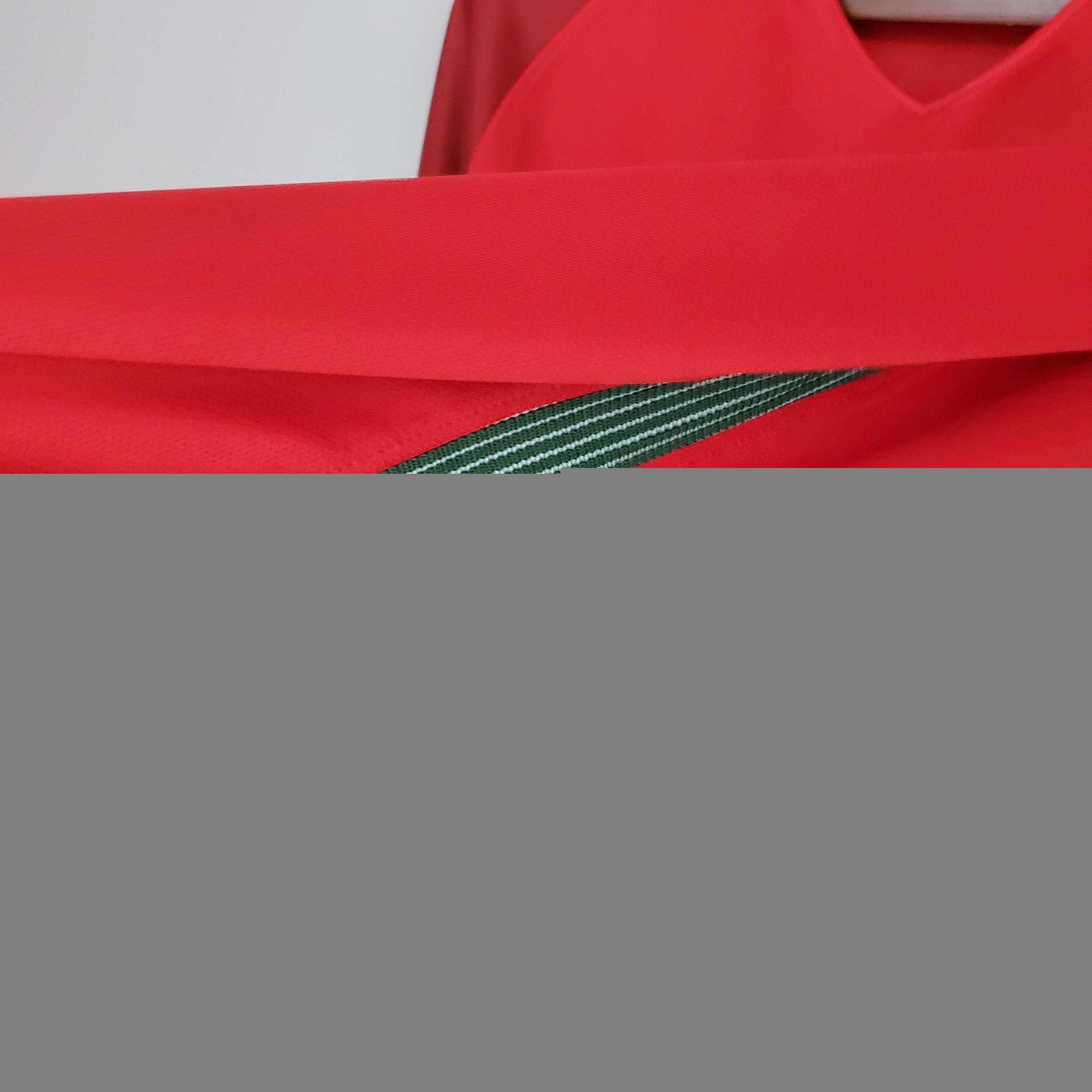 2010s Portugal Retro Football Shirt | Red Green Home
