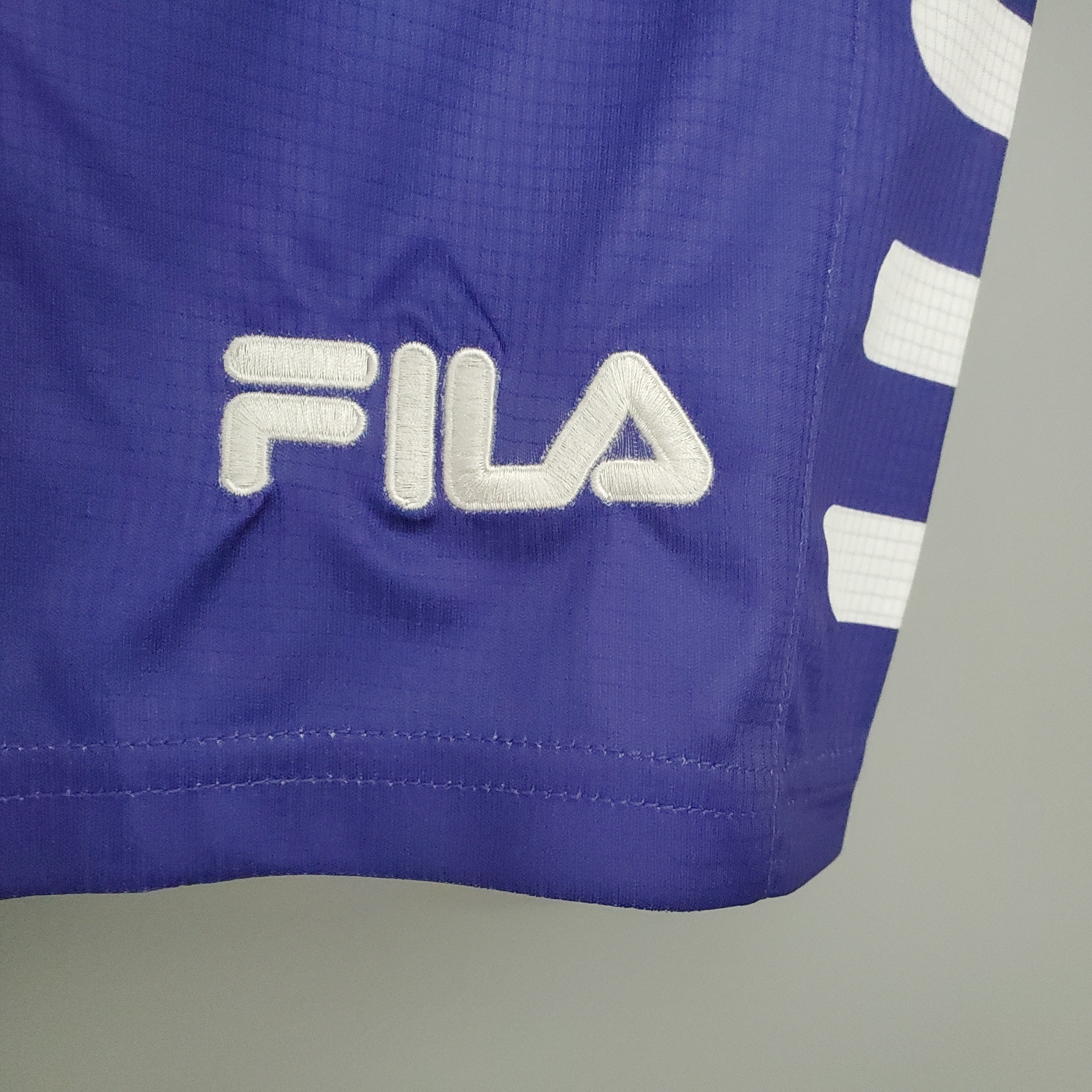 1990s Fiorentina Retro Football Shorts | Purple White Third