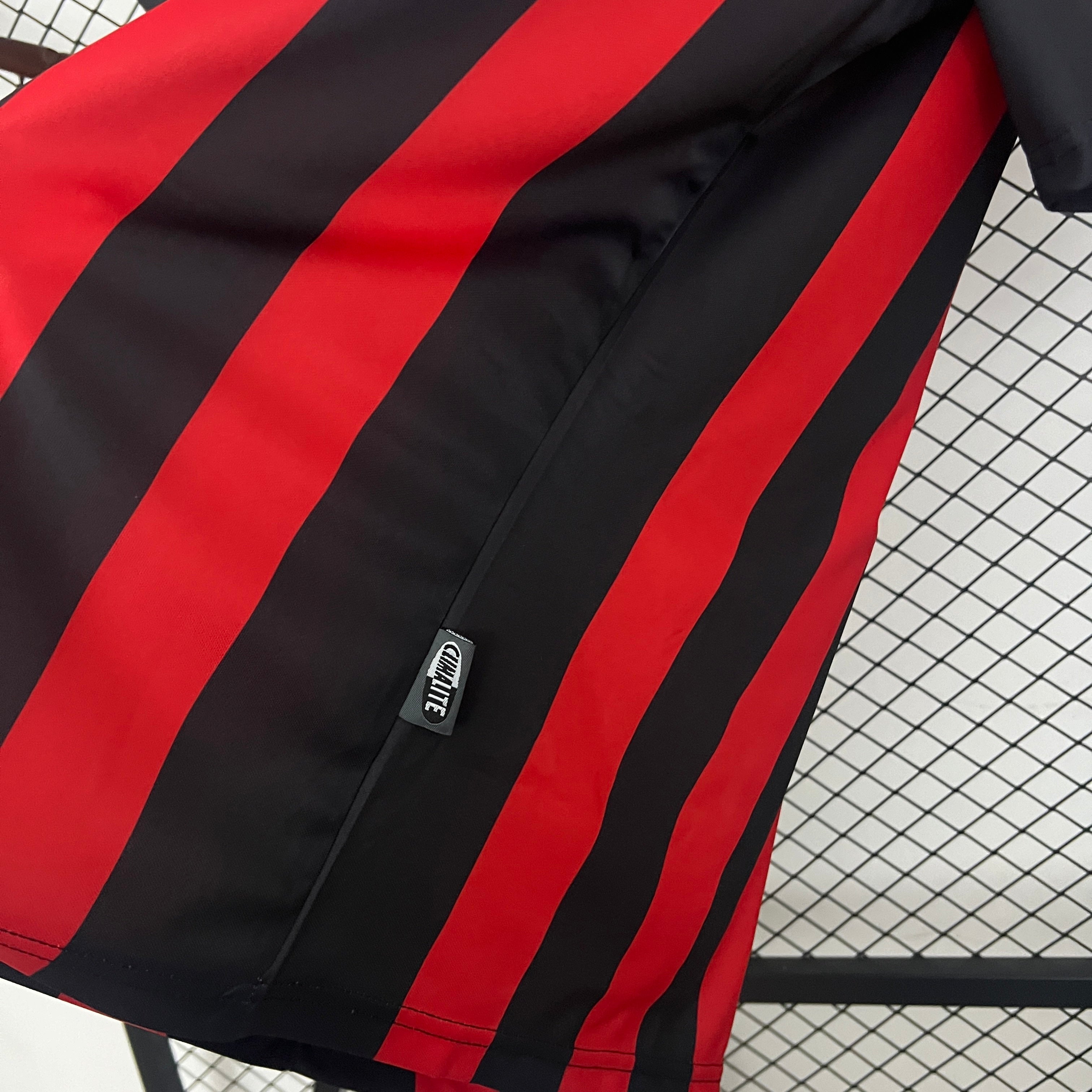 1990s Bayer Leverkusen Retro Football Shirt | Red Black Home