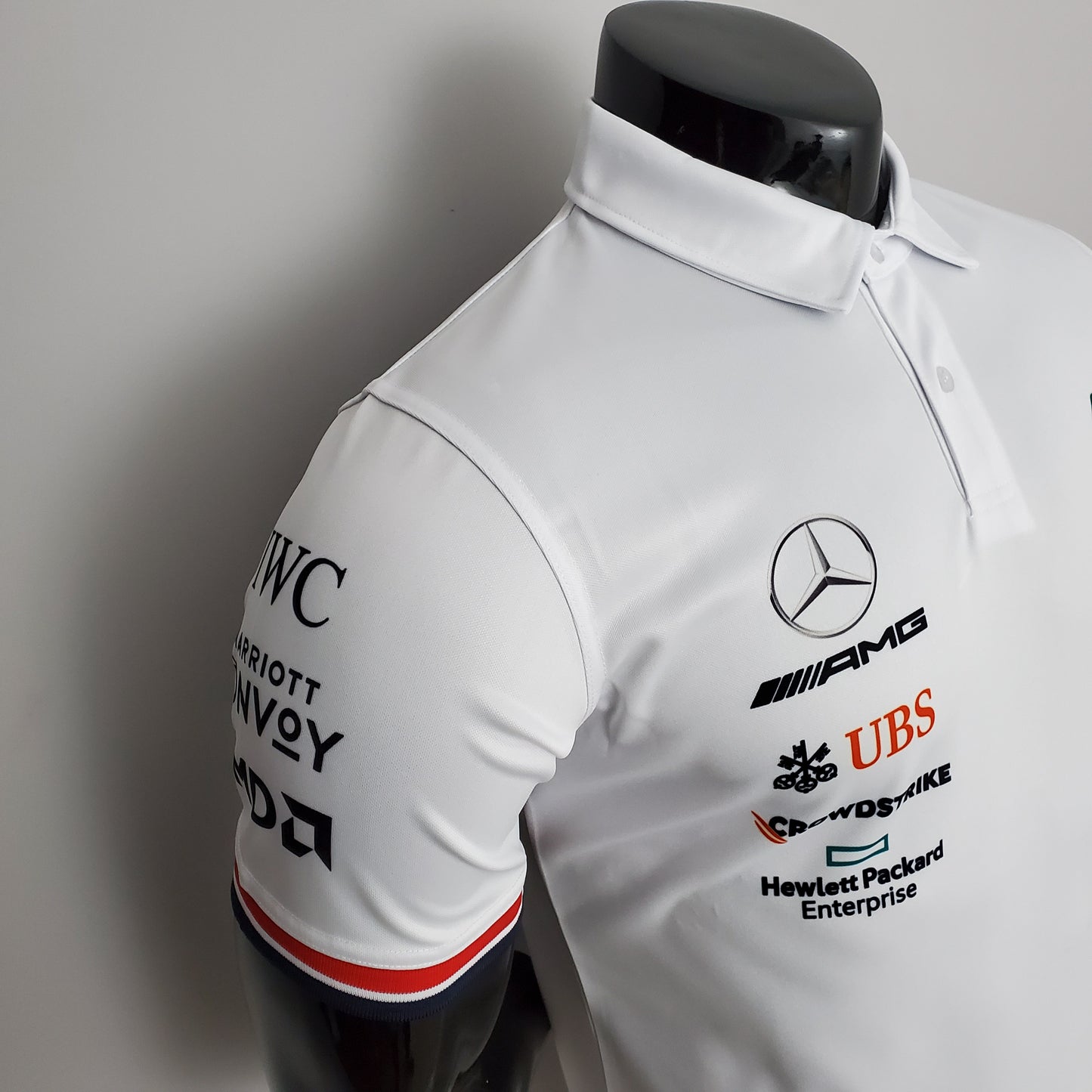Mercedes AMG F1 2023 Polo – Player Fit Petronas | White