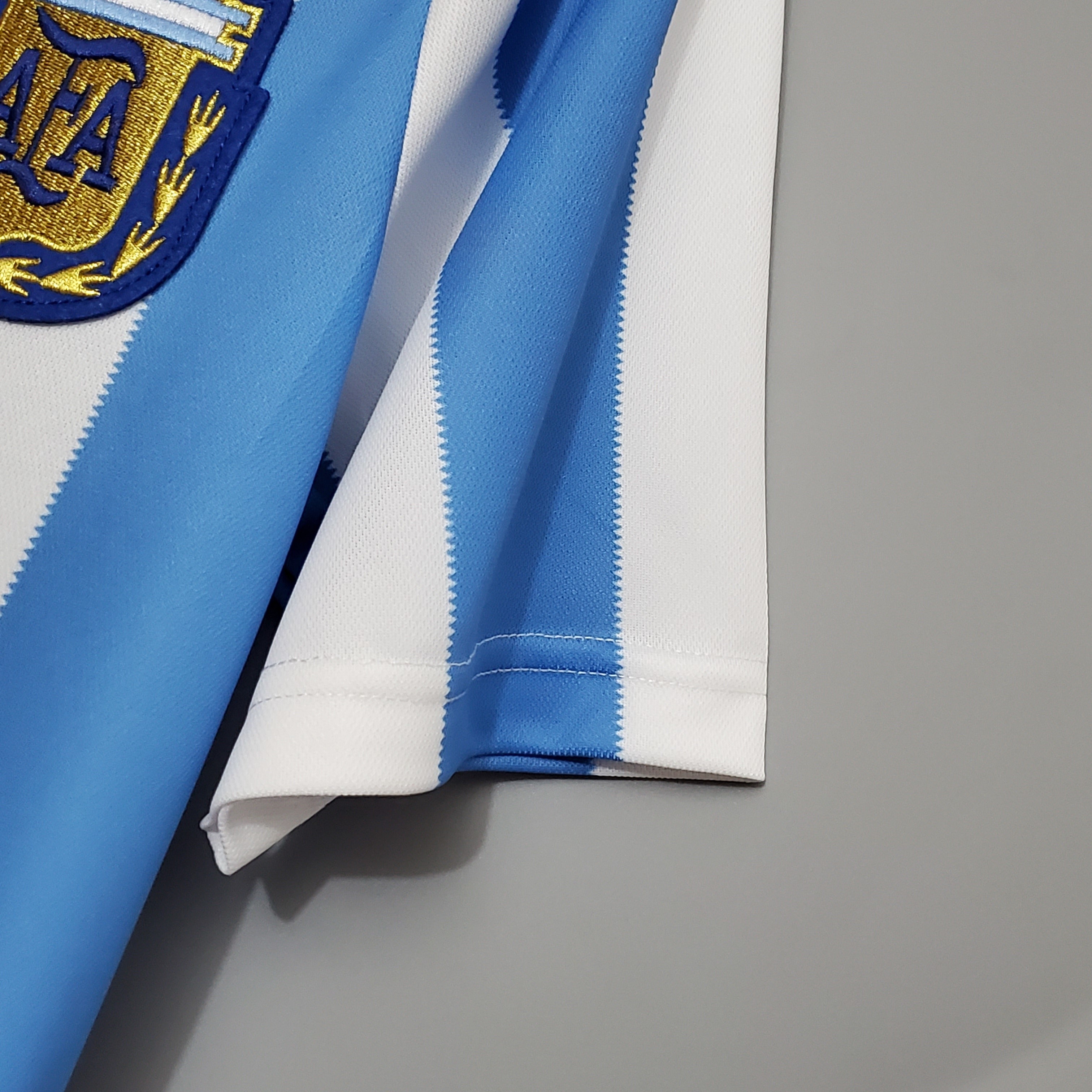 1990s Argentina Retro Football Shirt | Sky Blue White Home