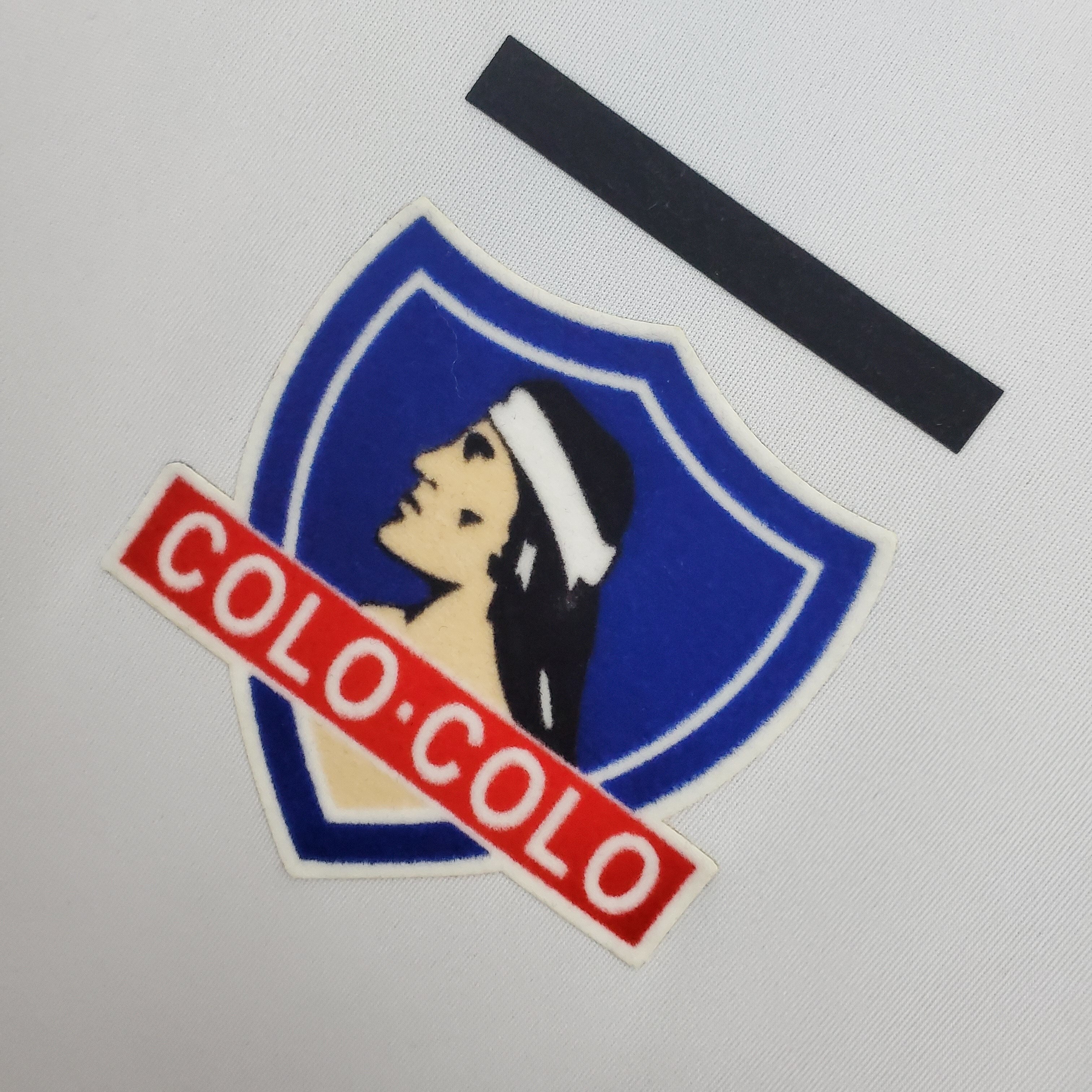 1990s Colo-Colo Retro Football Shirt | White Black Home