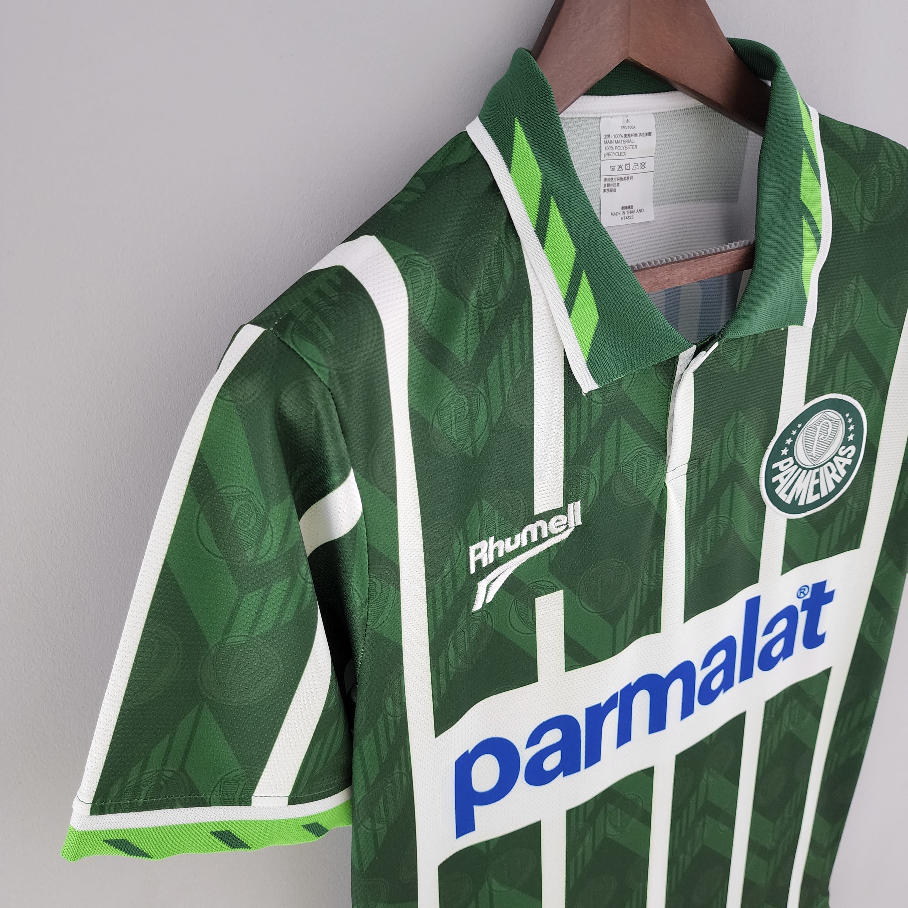 1990s Palmeiras Retro Football Shirt | Green White Home