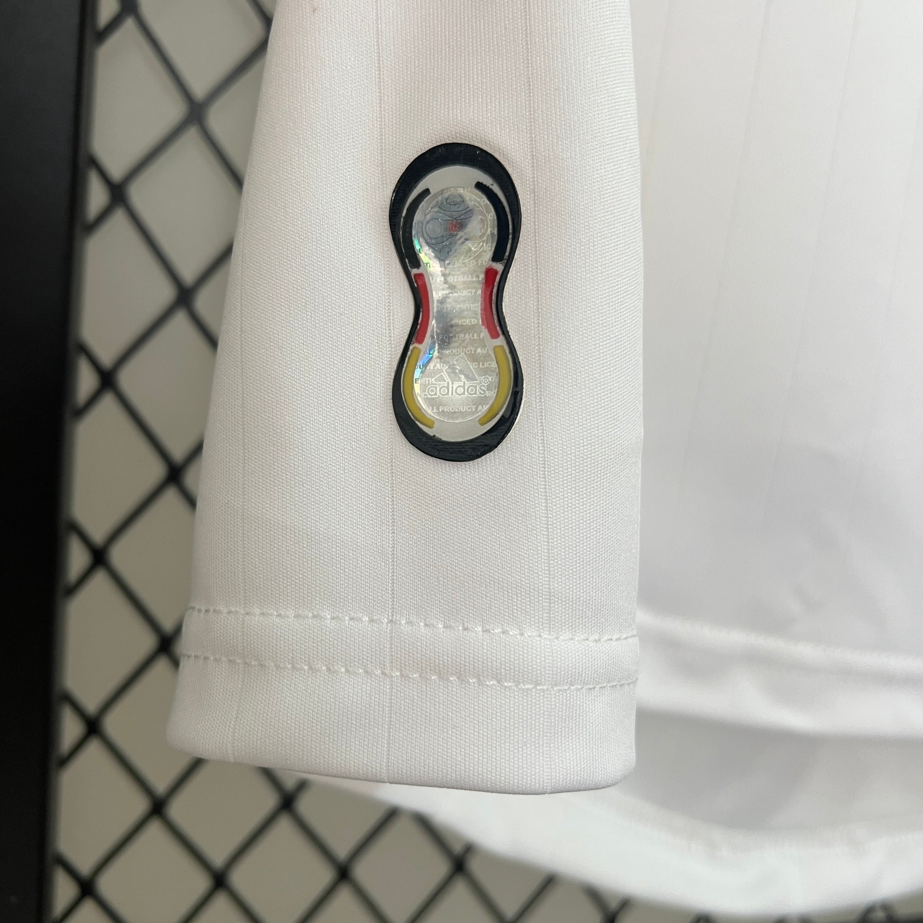 2000s Germany Retro Football Shirt | White Black Home