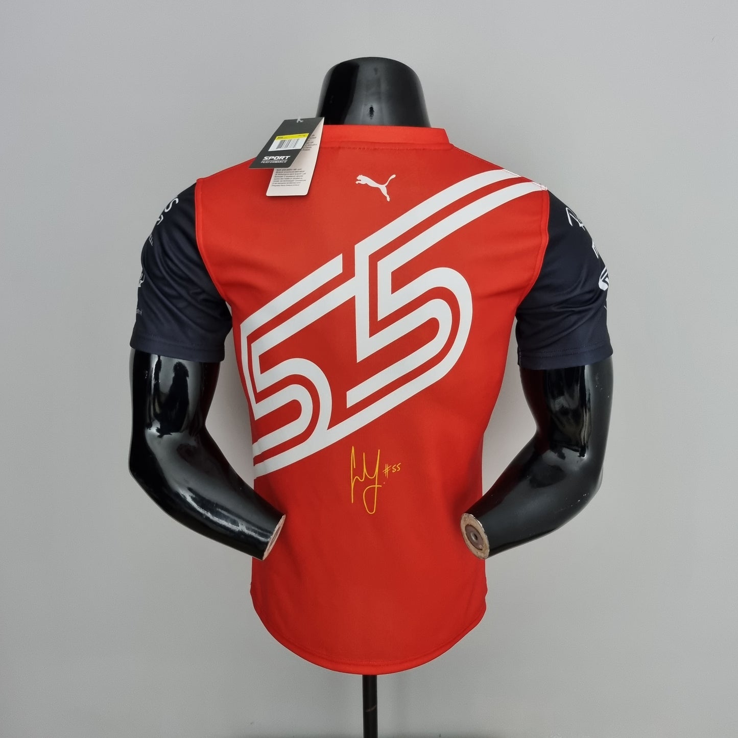 Ferrari F1 2023 Player Fit T-Shirt – Carlos Sainz #55 | Red