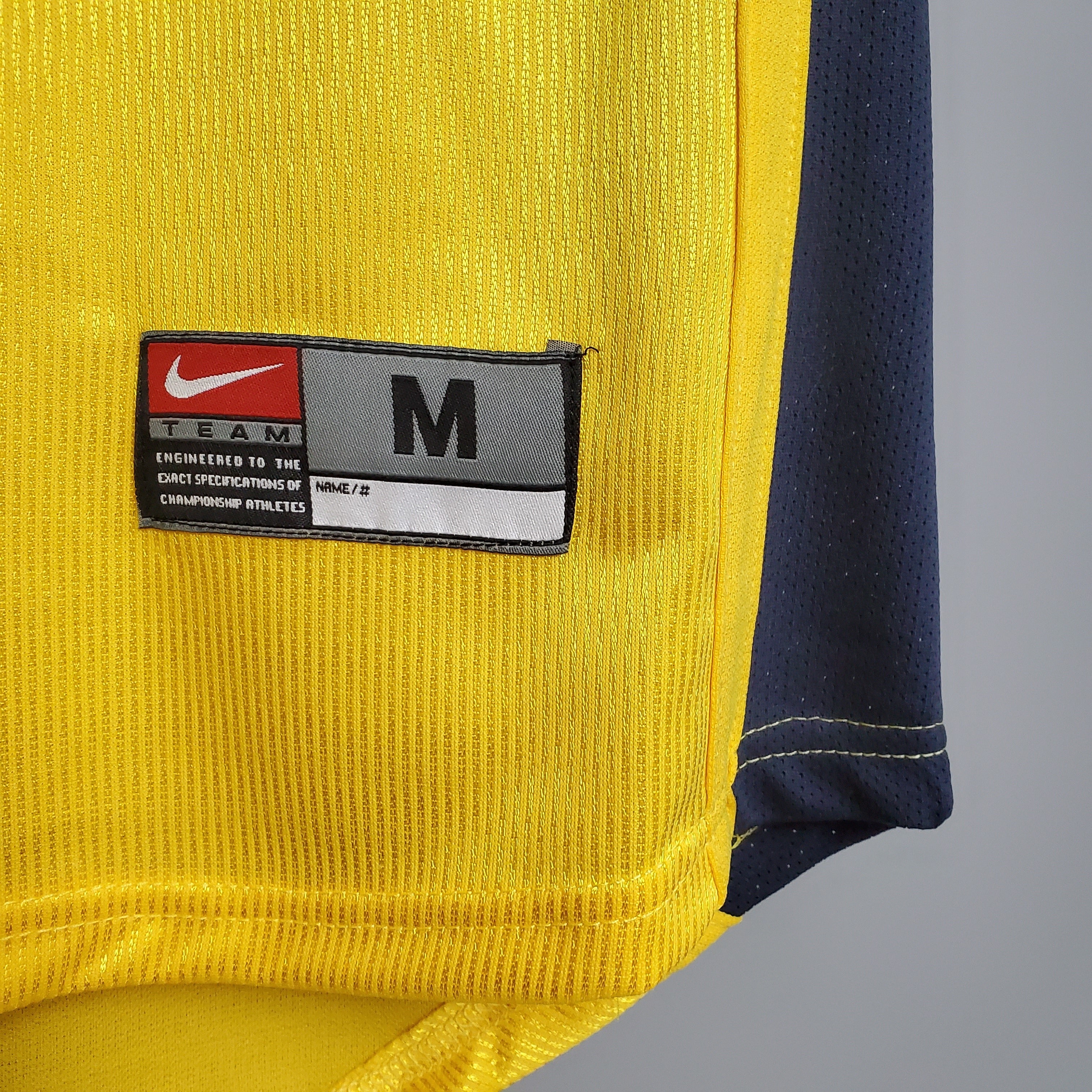 1990s Arsenal Retro Football Shirt | Yellow Navy Home