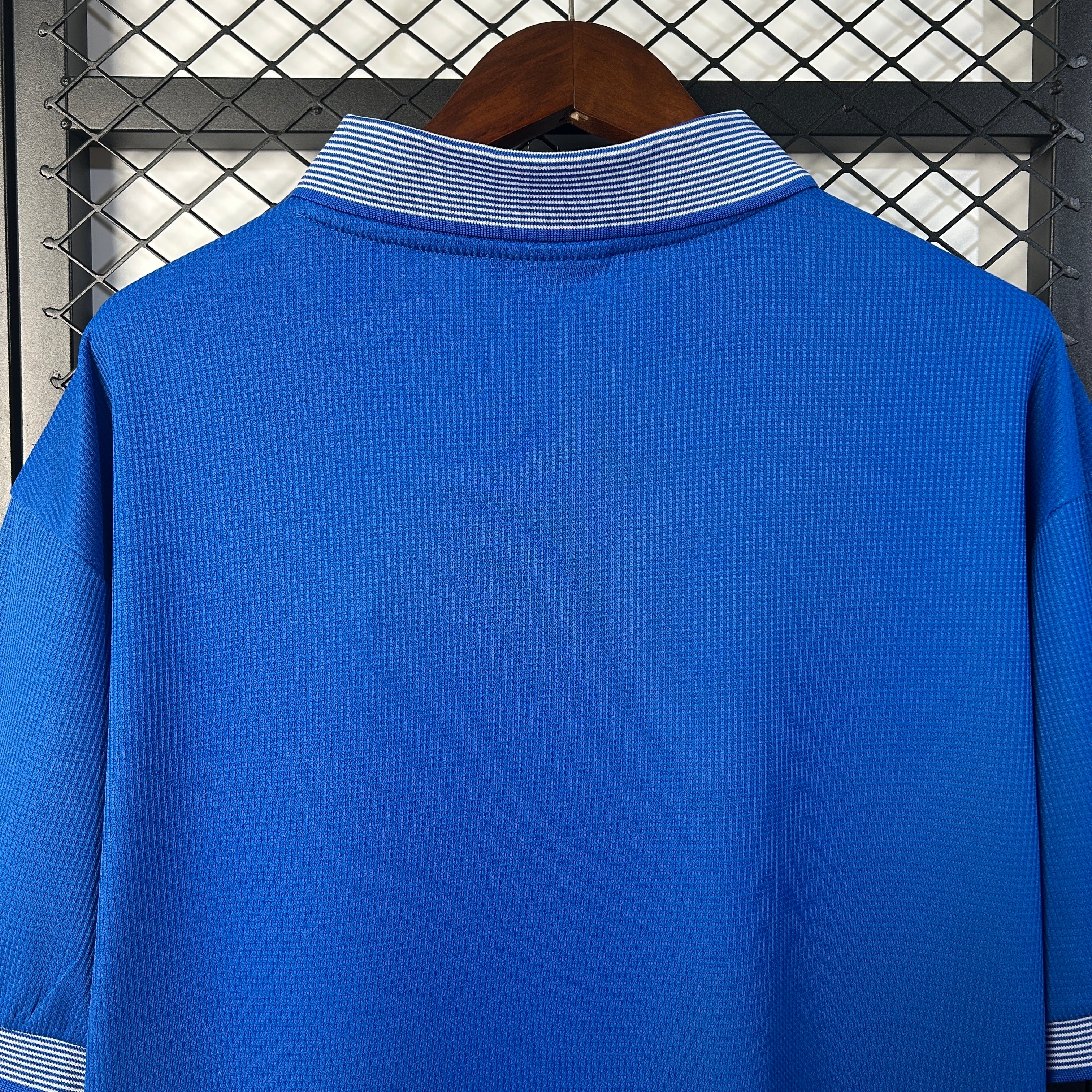 1990s Real Oviedo Retro Football Shirt | Blue White Home