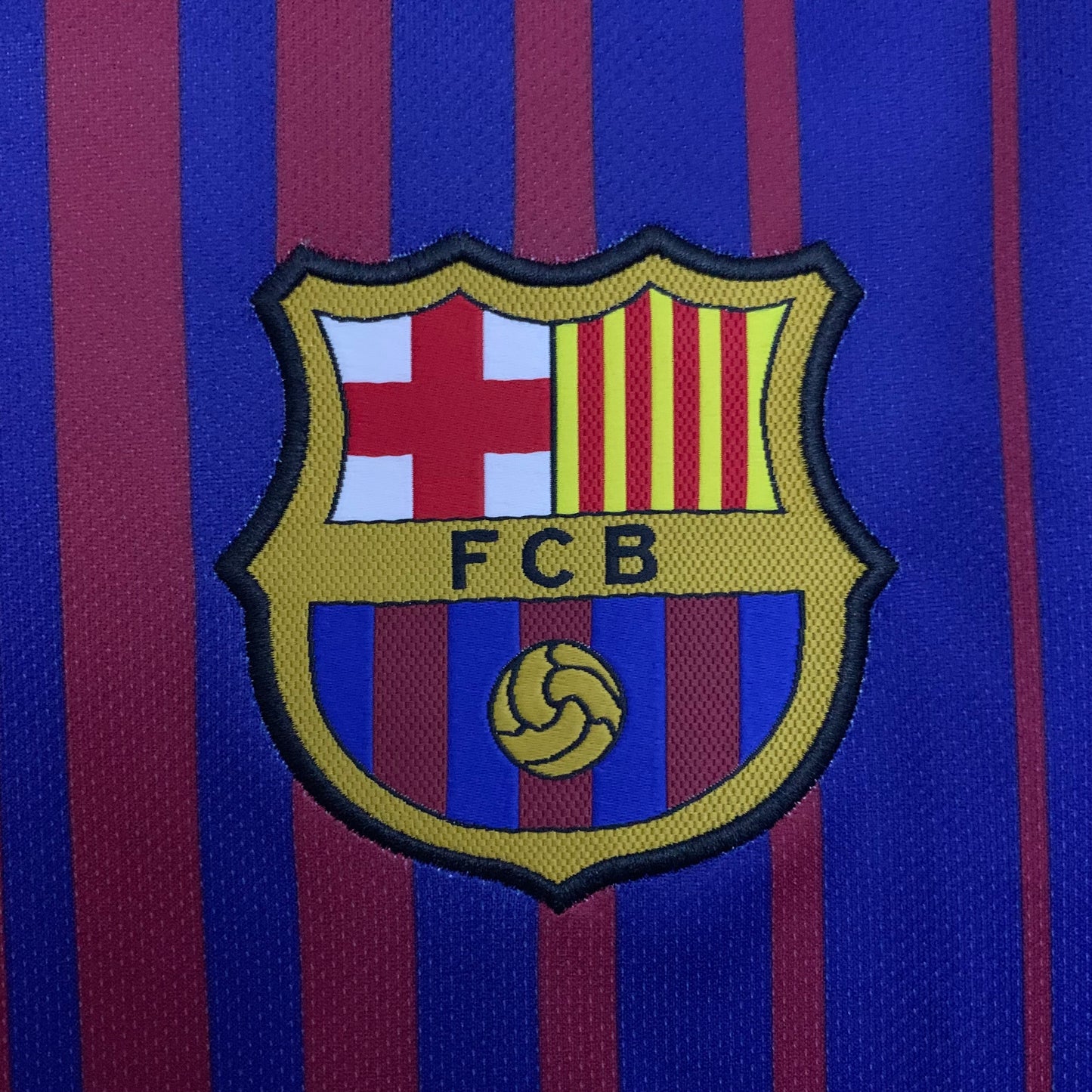 2010s Barcelona Retro Football Shirt | Blue Red Home