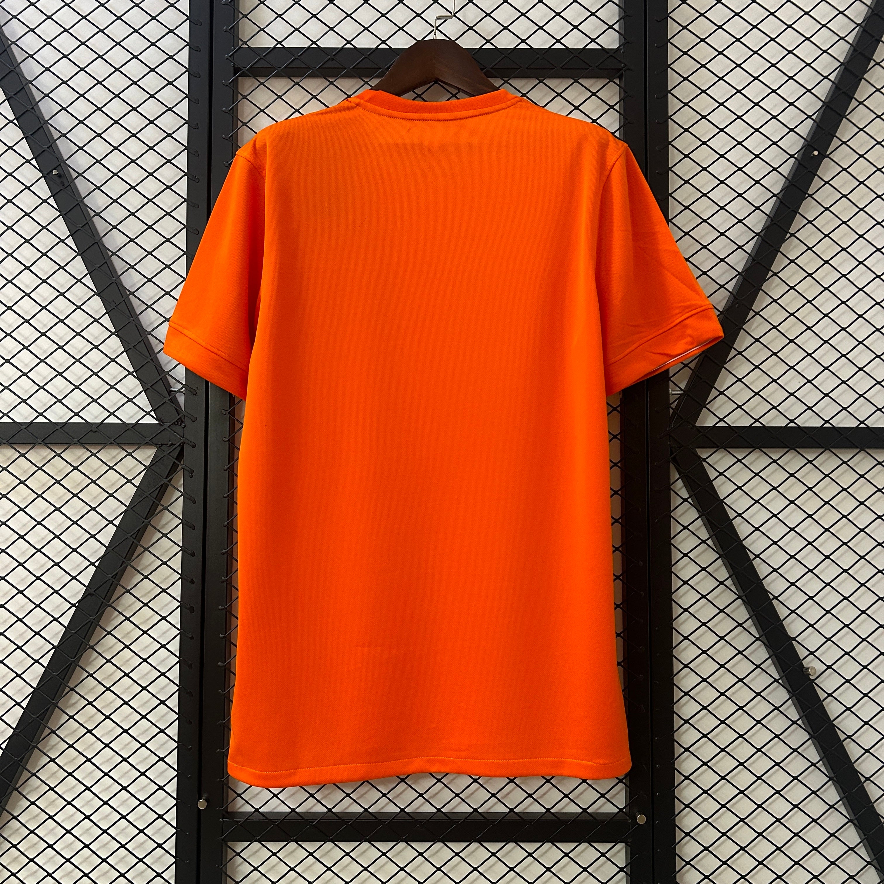 1990s Netherlands Retro Football Shirt | Orange White Home