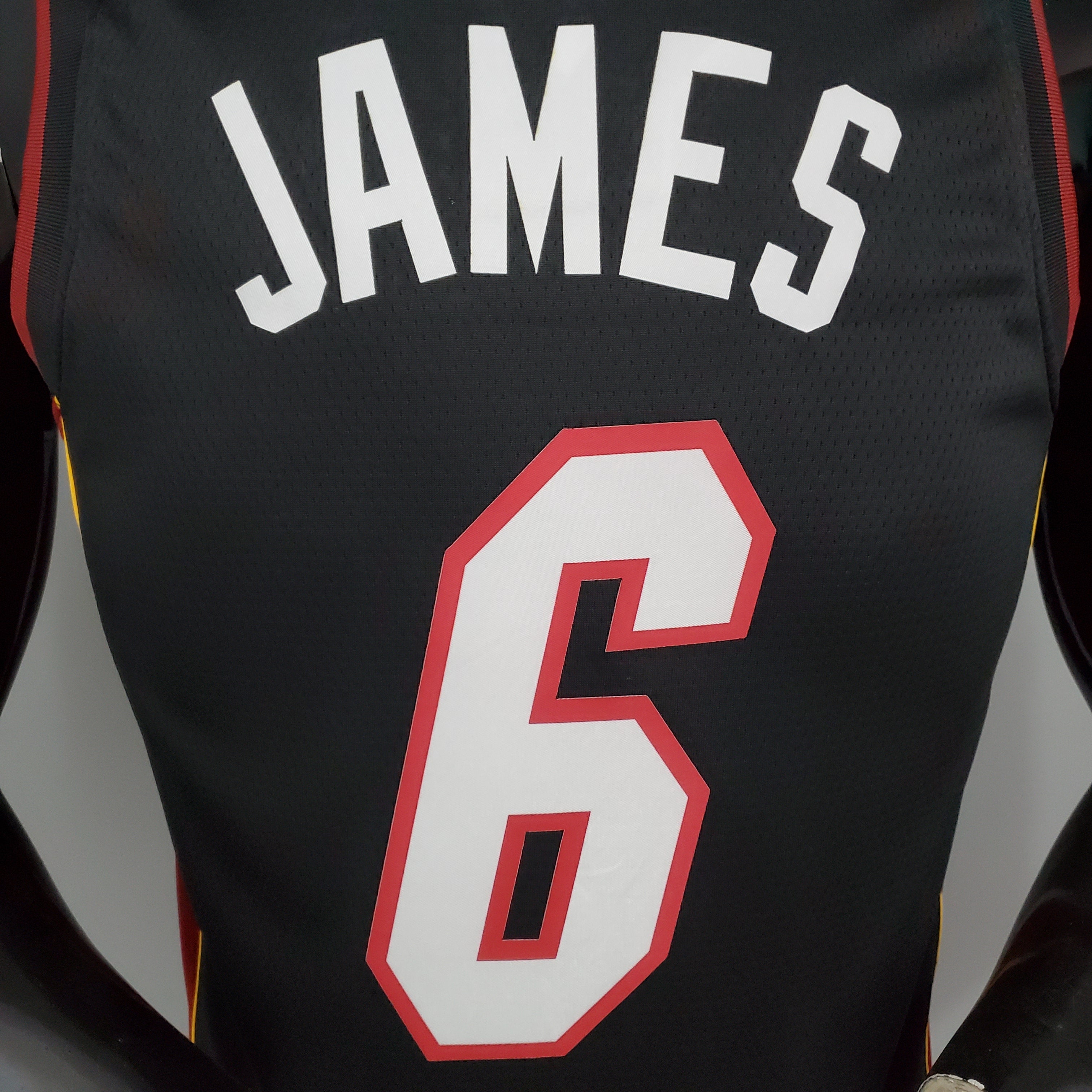 2023 Miami Heat James #6 Swingman Edition Jersey