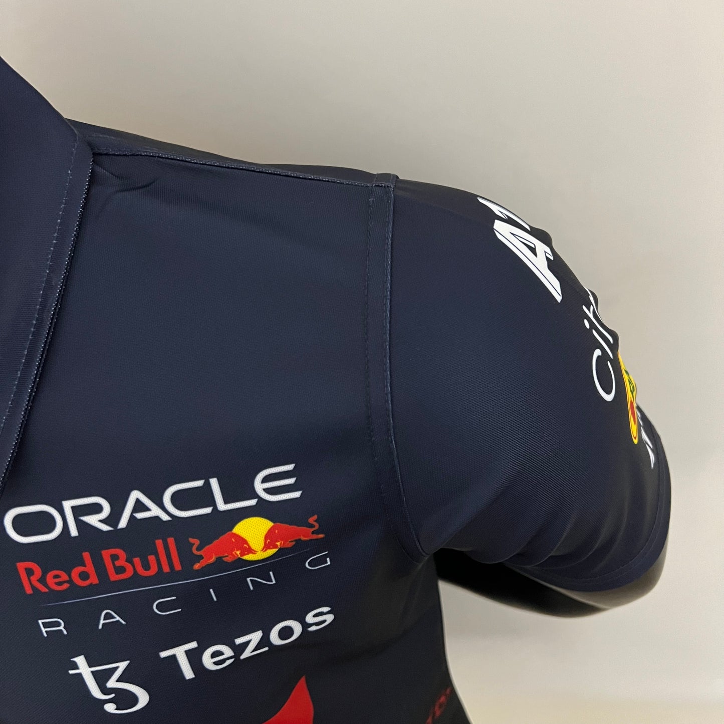 Red Bull Racing F1 2023 Polo – Player Fit – Oracle Sergio Perez #11 | Navy Blue