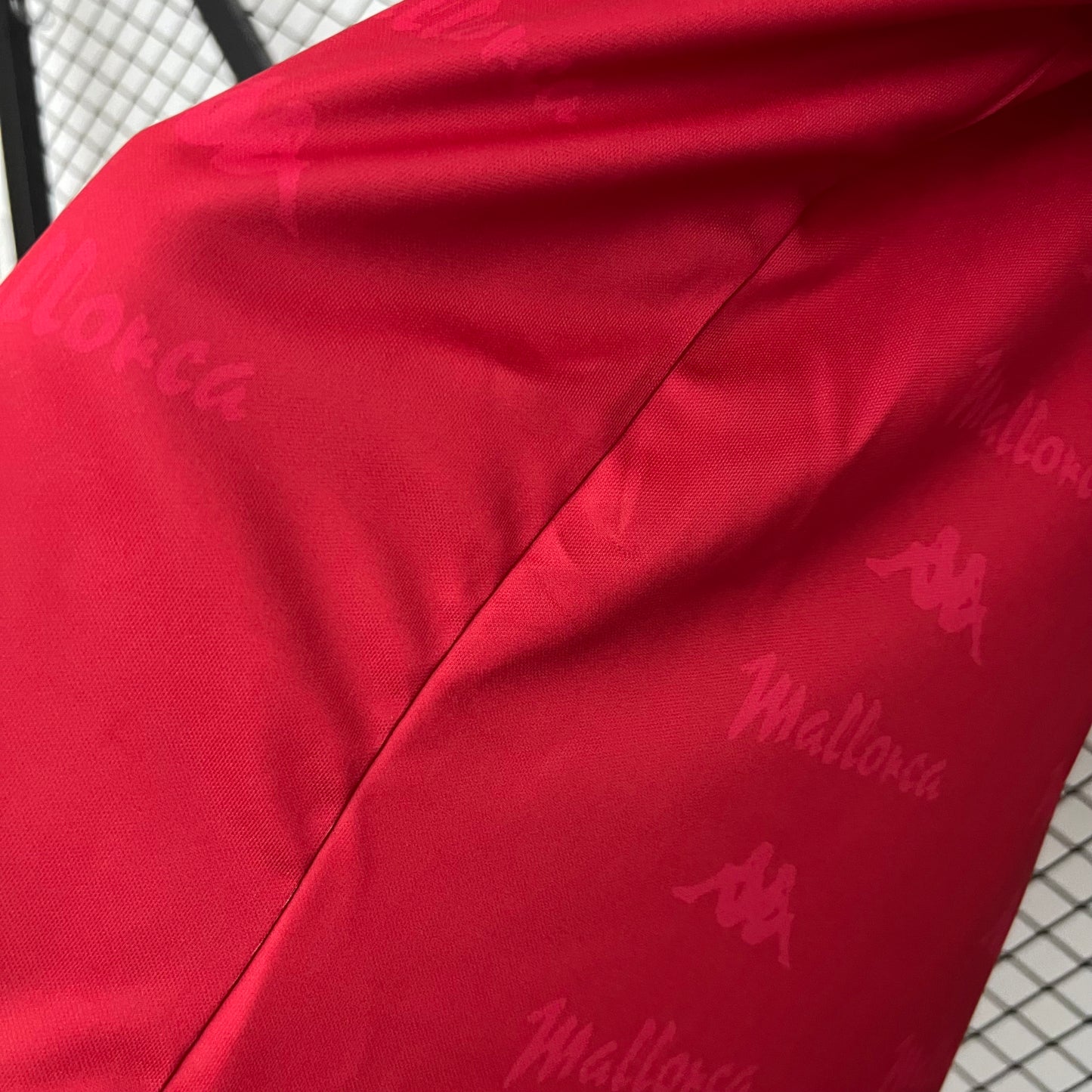 1990s Mallorca Retro Football Shirt | Red Black Home