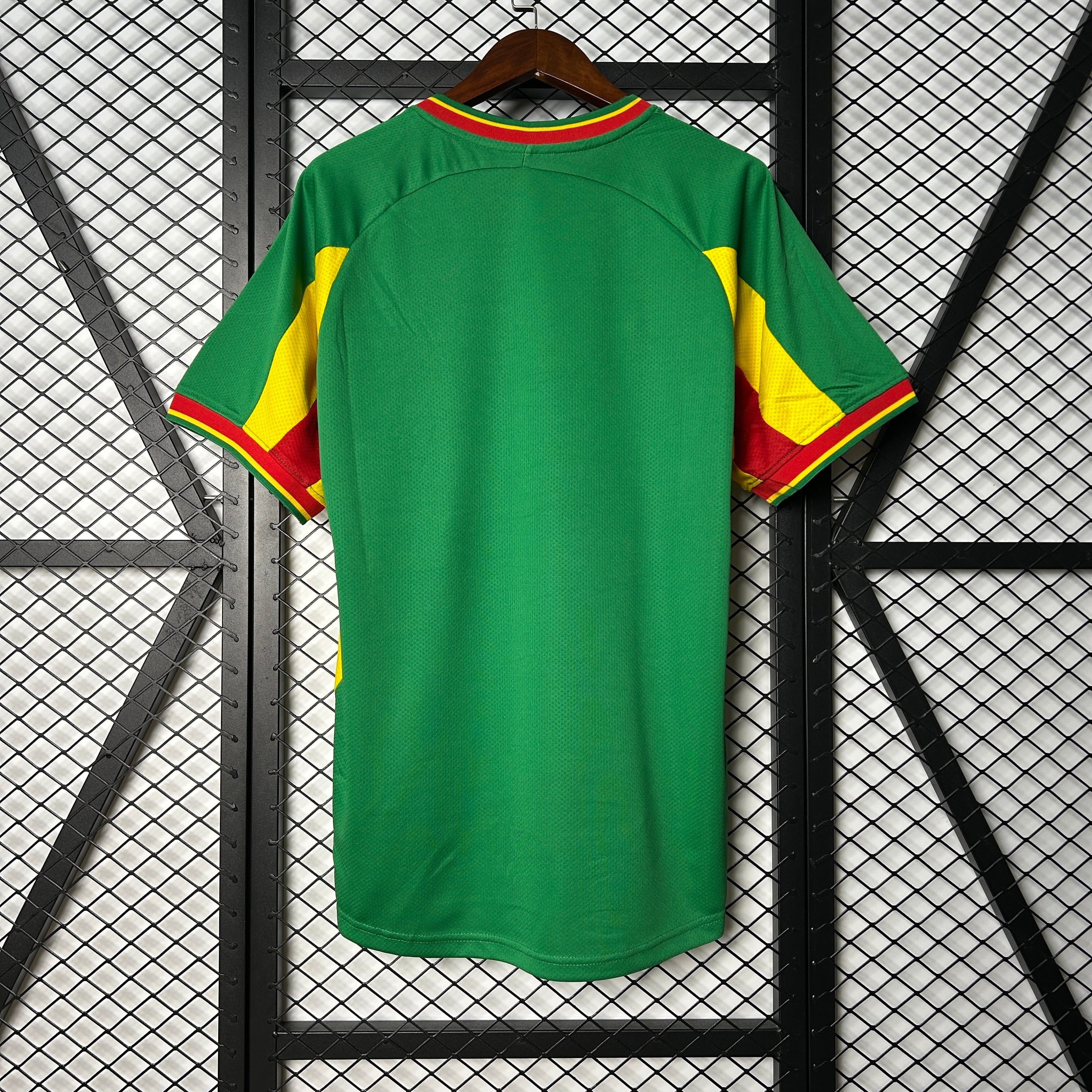 1990s Senegal Retro Football Shirt | Green Yellow Home