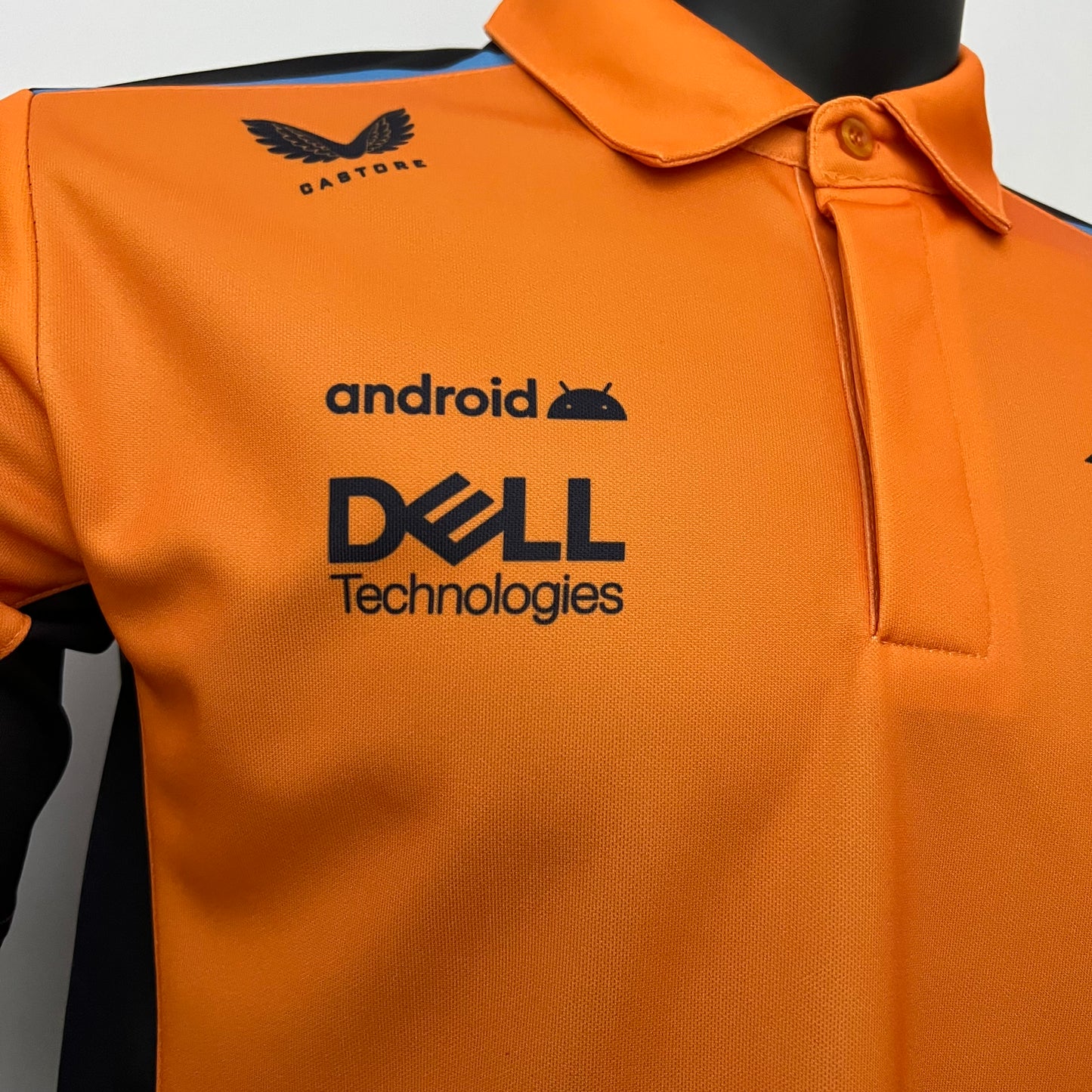 McLaren F1 2023 Polo – Player Fit | Papaya Orange