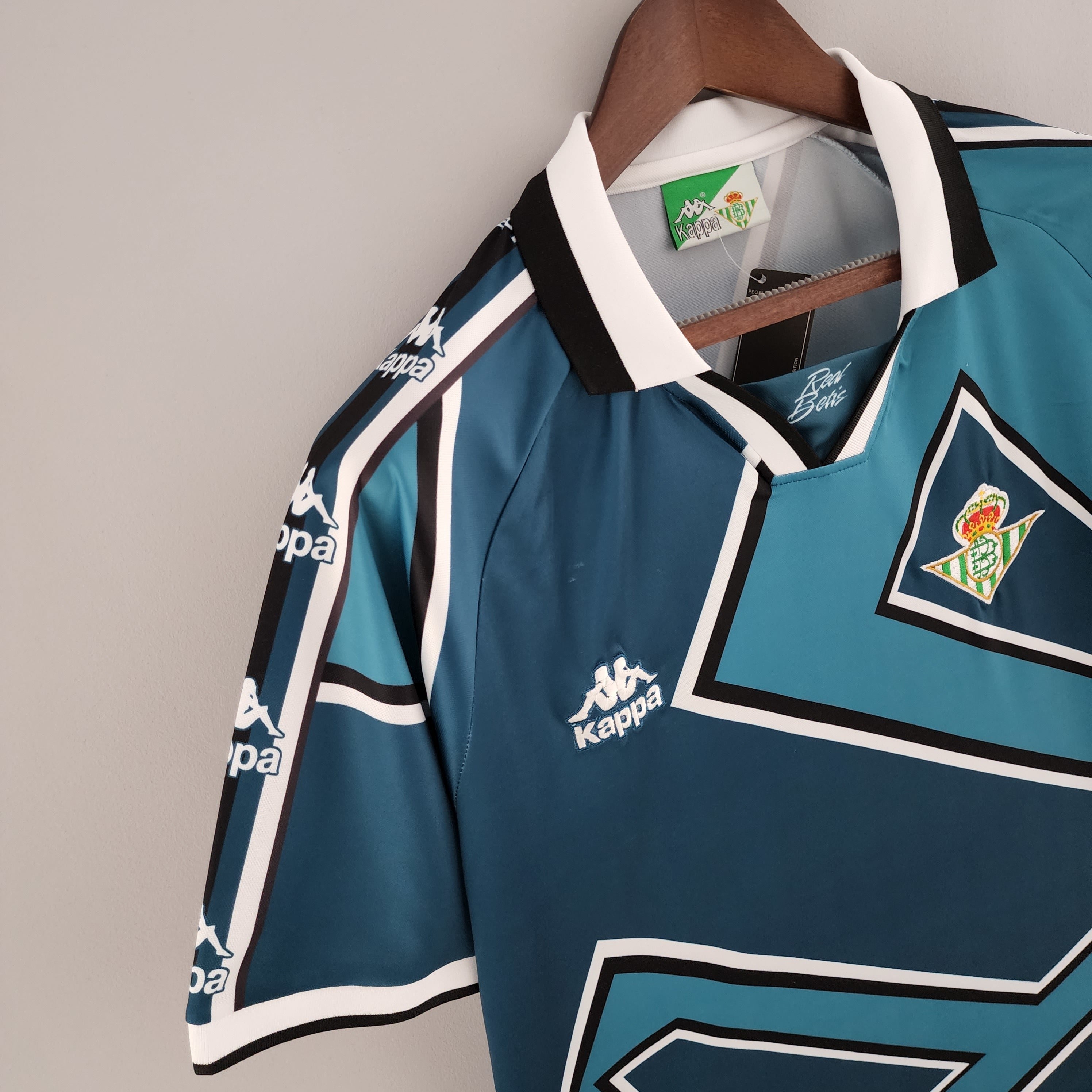 1990s Real Betis Retro Football Shirt | Teal Navy Home