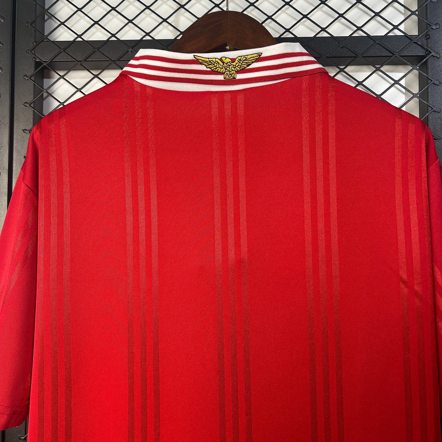 1990s Benfica Retro Football Shirt | Red White Home