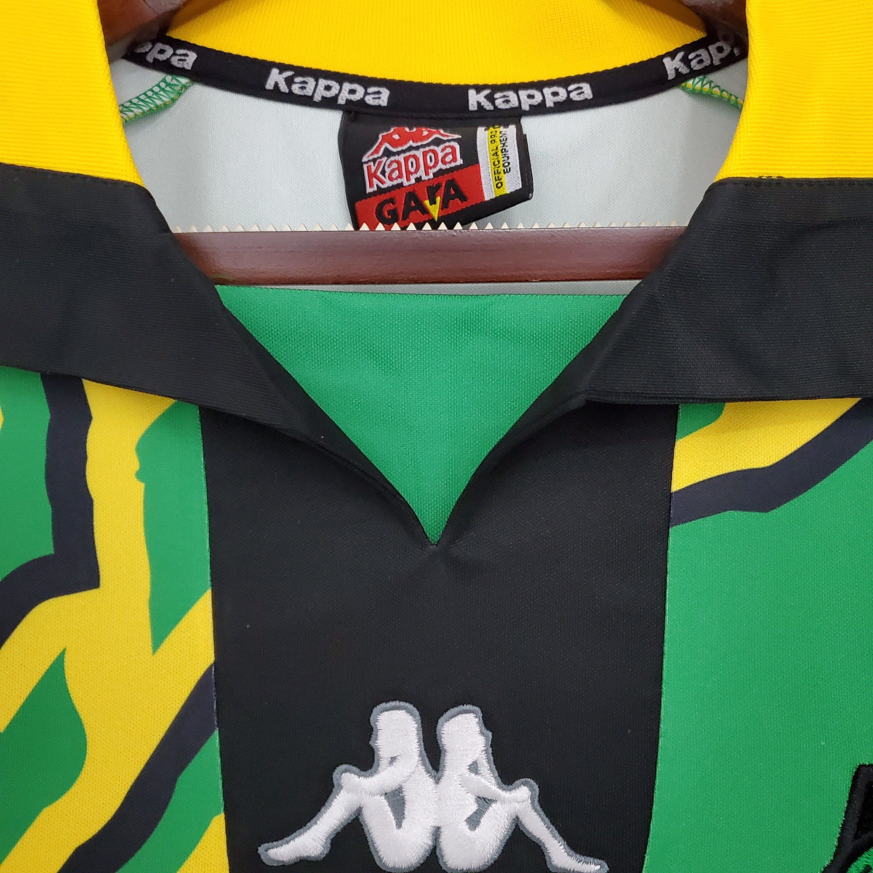 1990s Jamaica Retro Football Shirt | Green Yellow Home