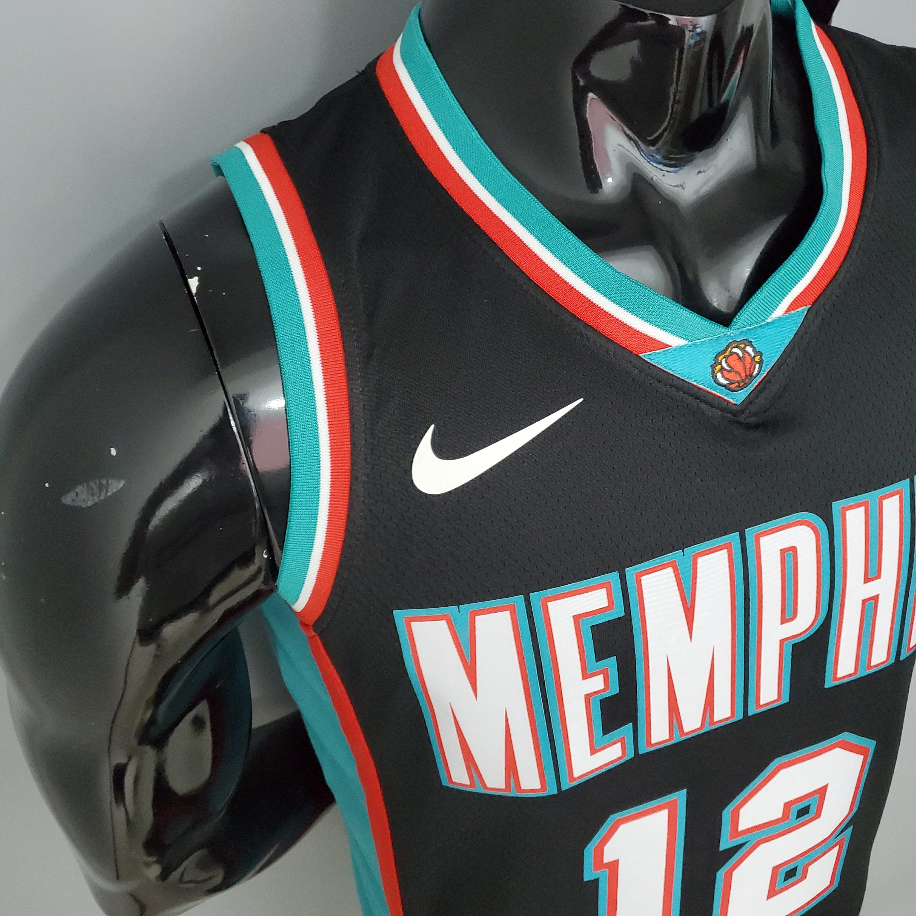 2023 Memphis Morant #12 Retro Basketball Jersey