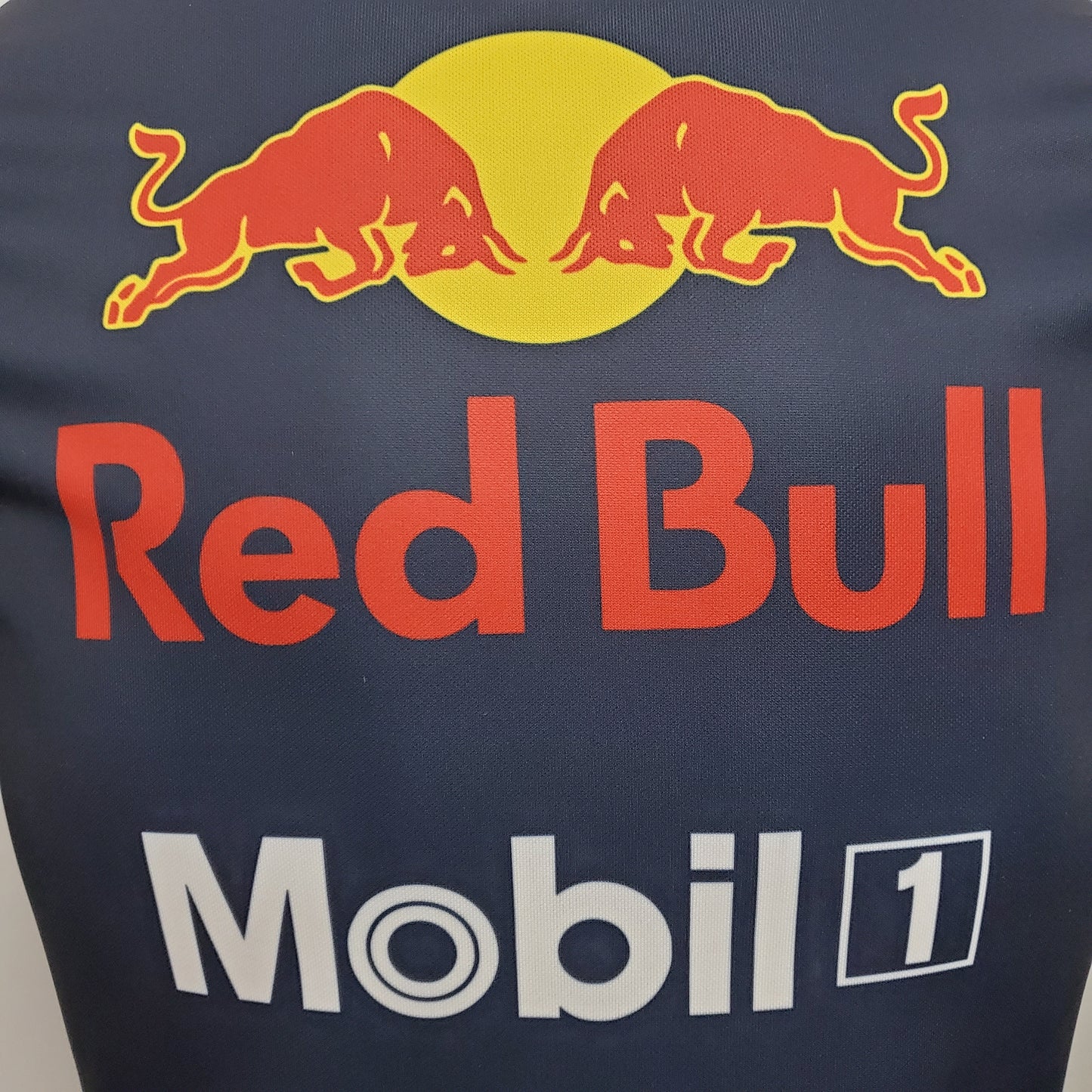 Red Bull Racing F1 2025 Polo – Player Fit Mobil1 | Navy Blue