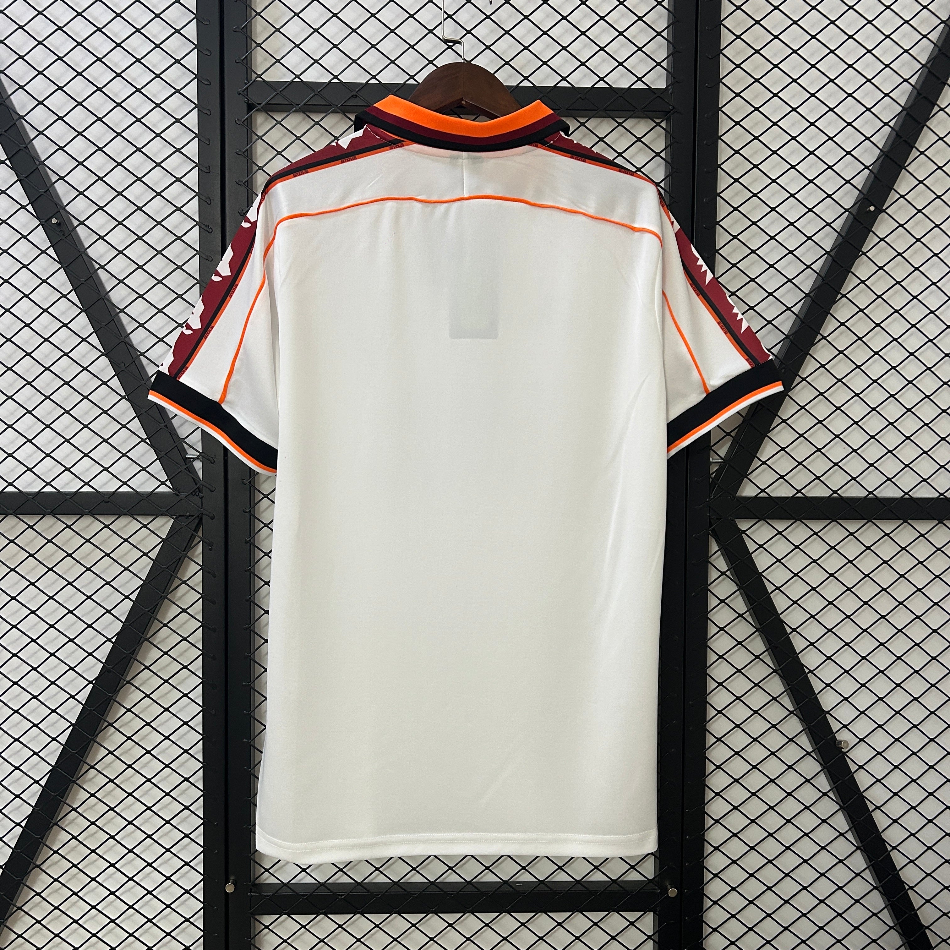 1990s AS Roma Retro Football Shirt | White Burgundy Home