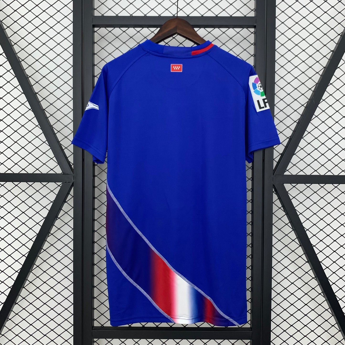 2000s Getafe Retro Football Shirt | Blue Red Third