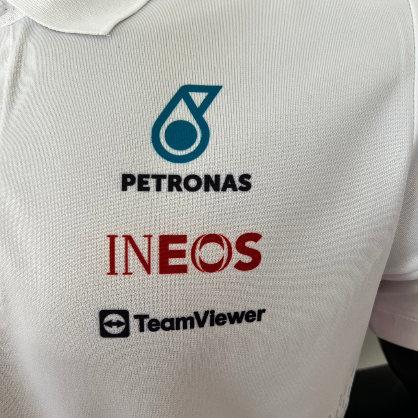 Mercedes AMG F1 Polo – Player Fit | White