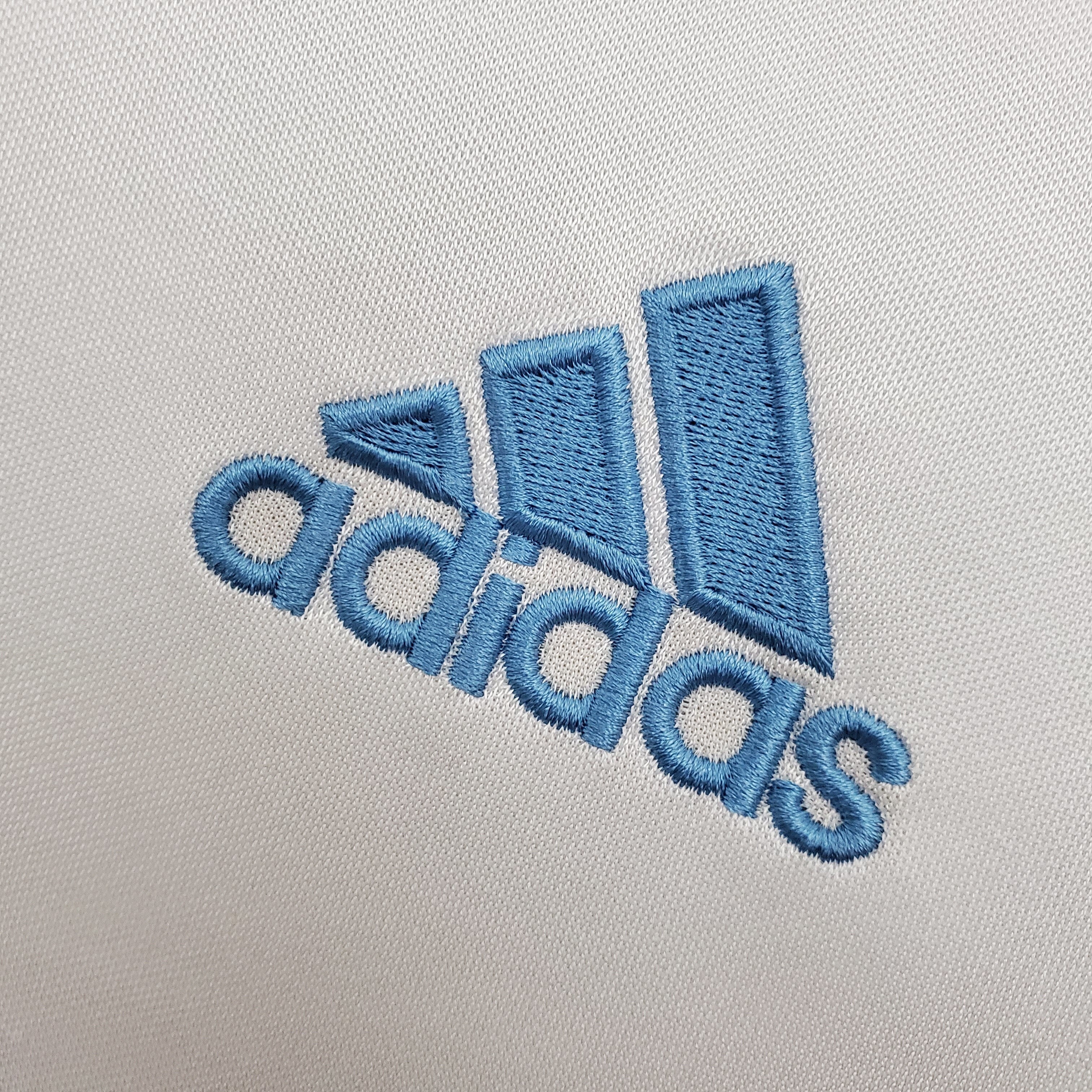 1990s Marseille Retro Football Shirt | White Sky Blue Home