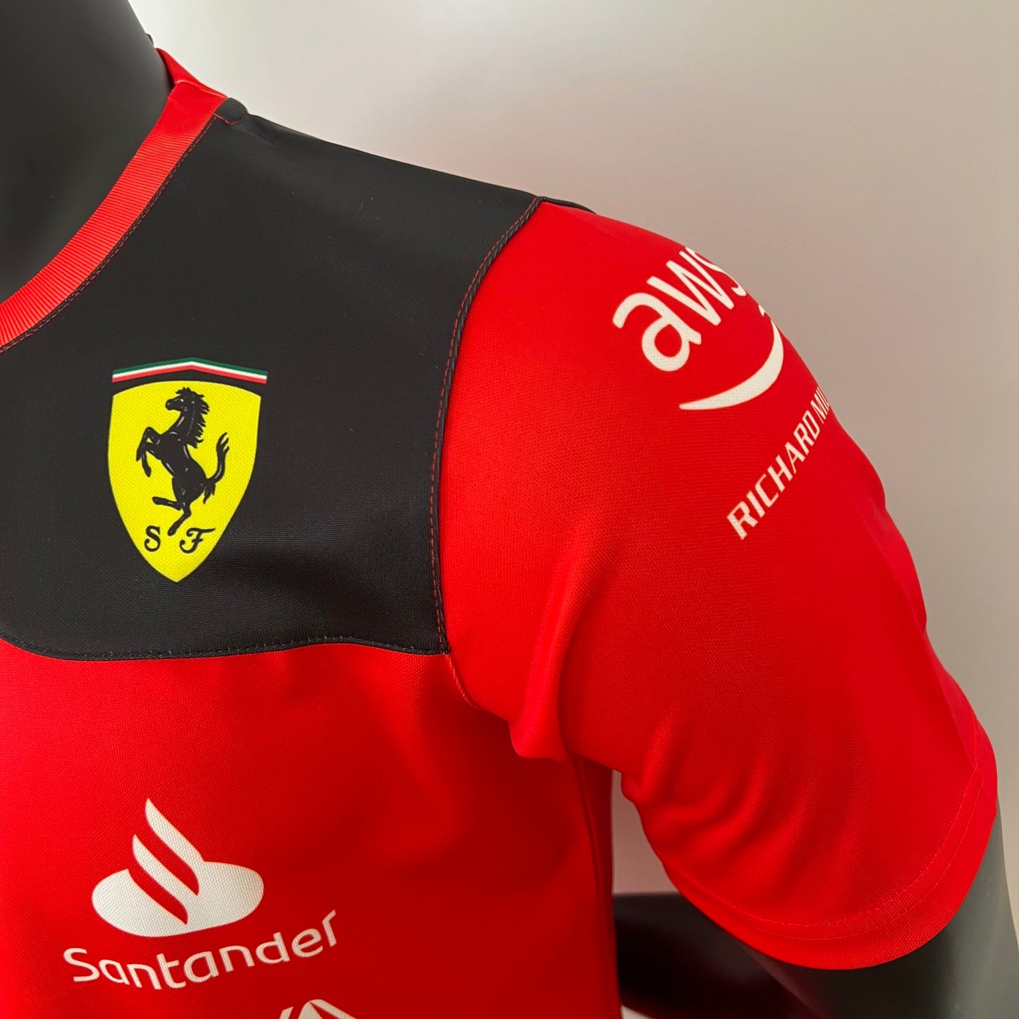 Ferrari F1 2023 Player Fit T-Shirt | Black Red