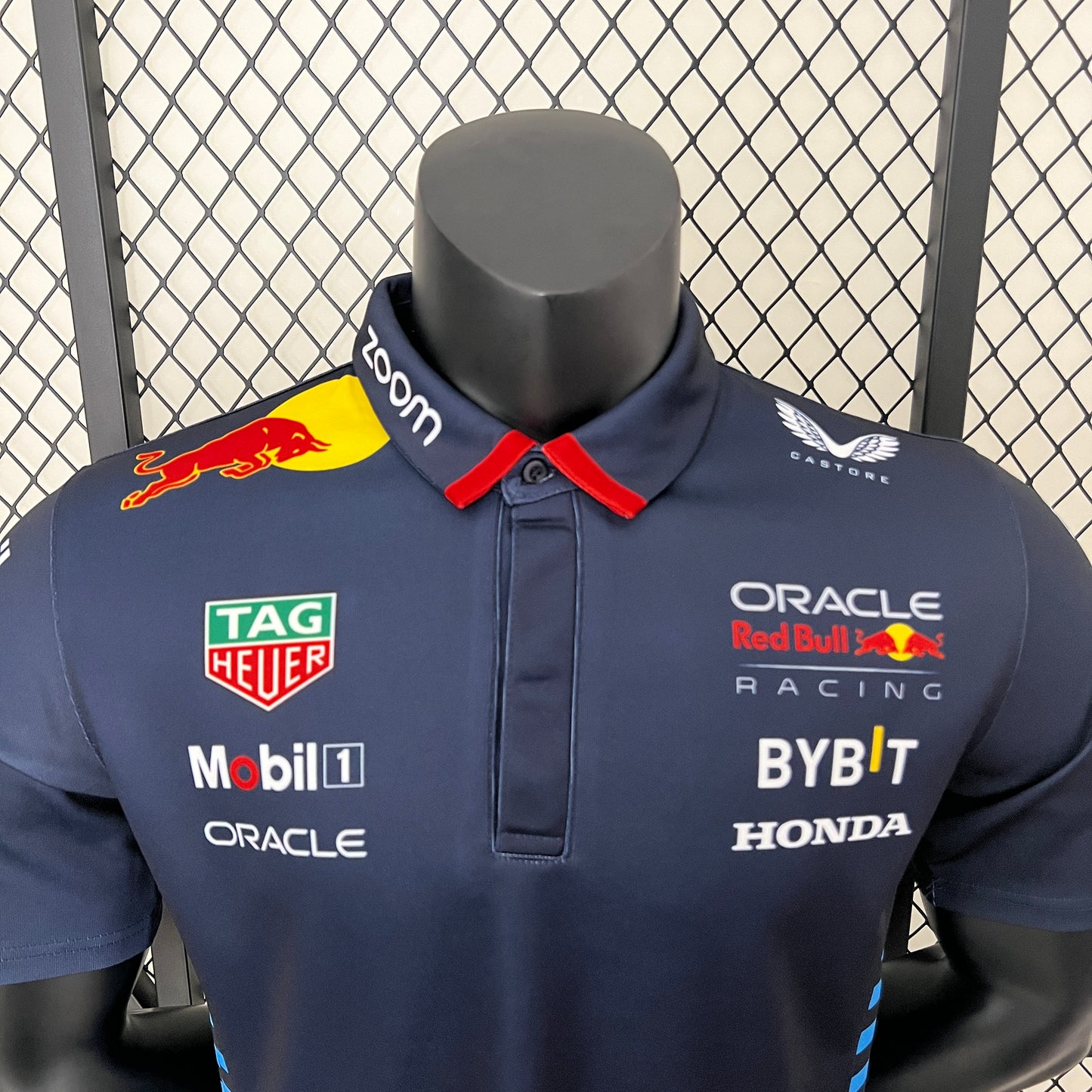 Red Bull Racing F1 2024 Polo – Player Fit | Navy Blue