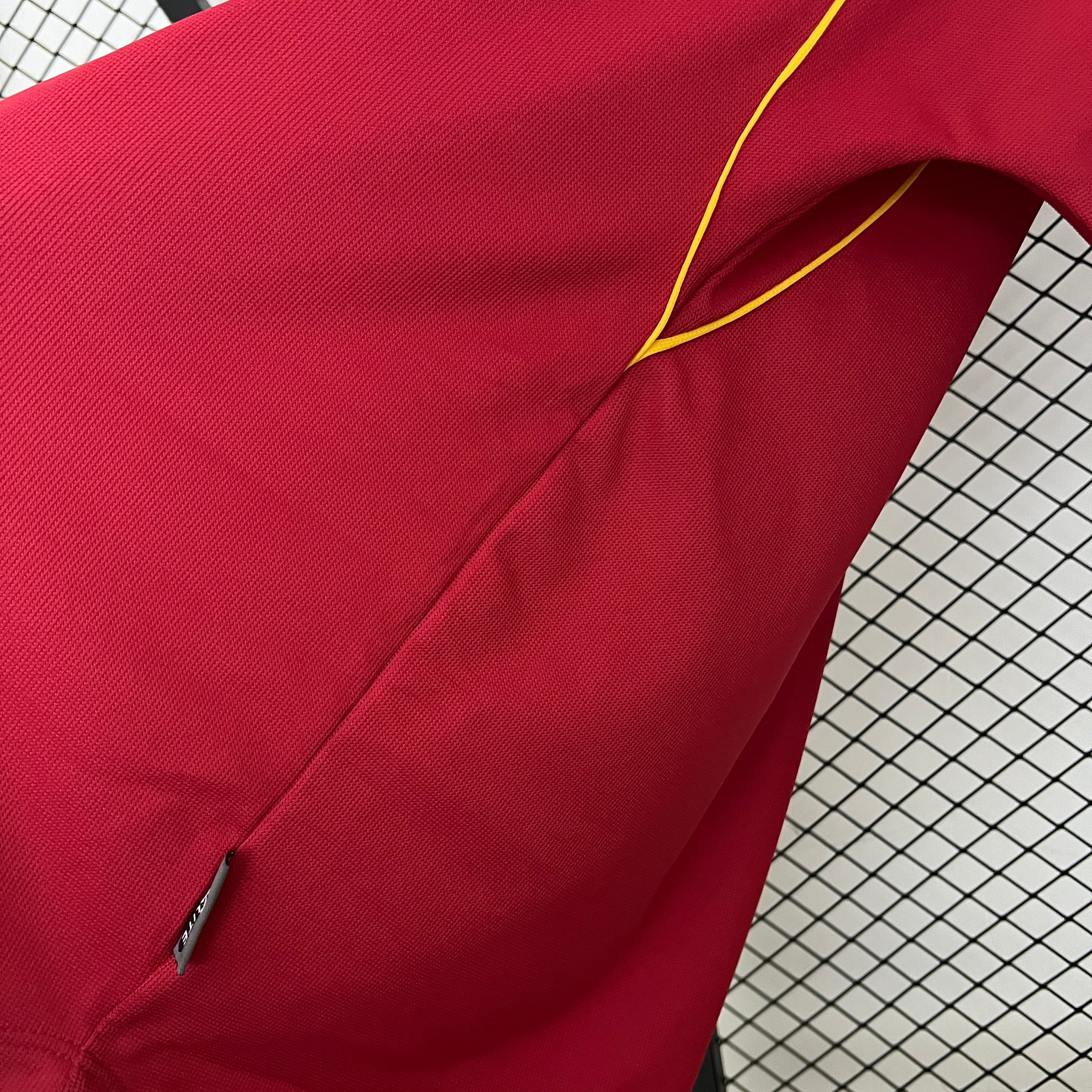 1990s Spain Retro Football Shirt | Red Navy Home