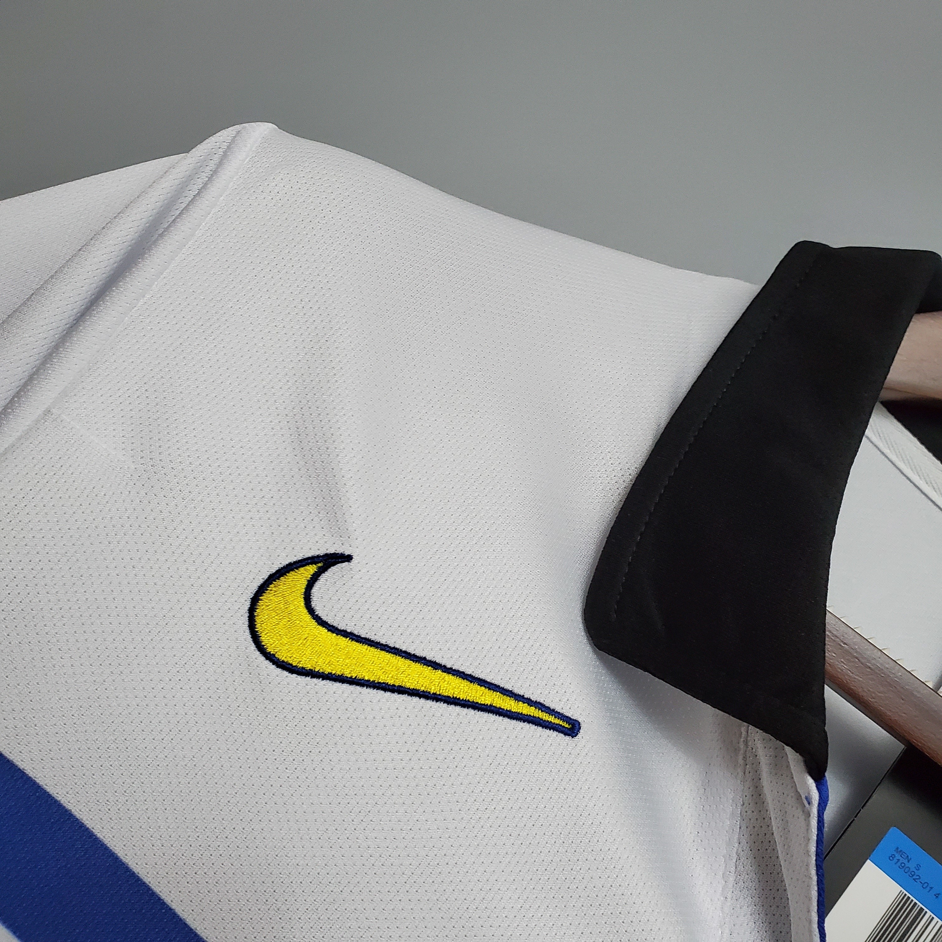 1990s Inter Milan Retro Football Shirt | White Black Third