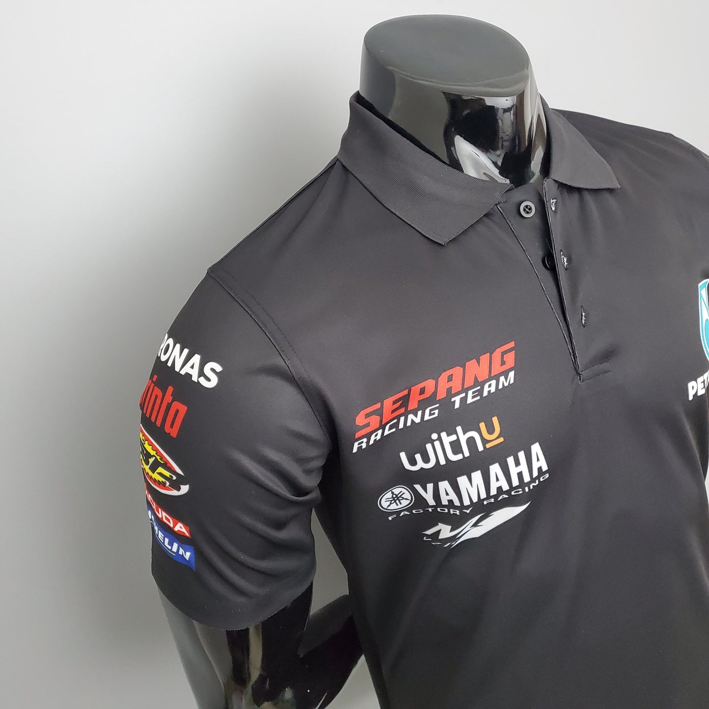Petronas Yamaha 2023 Polo – Player Fit | Black