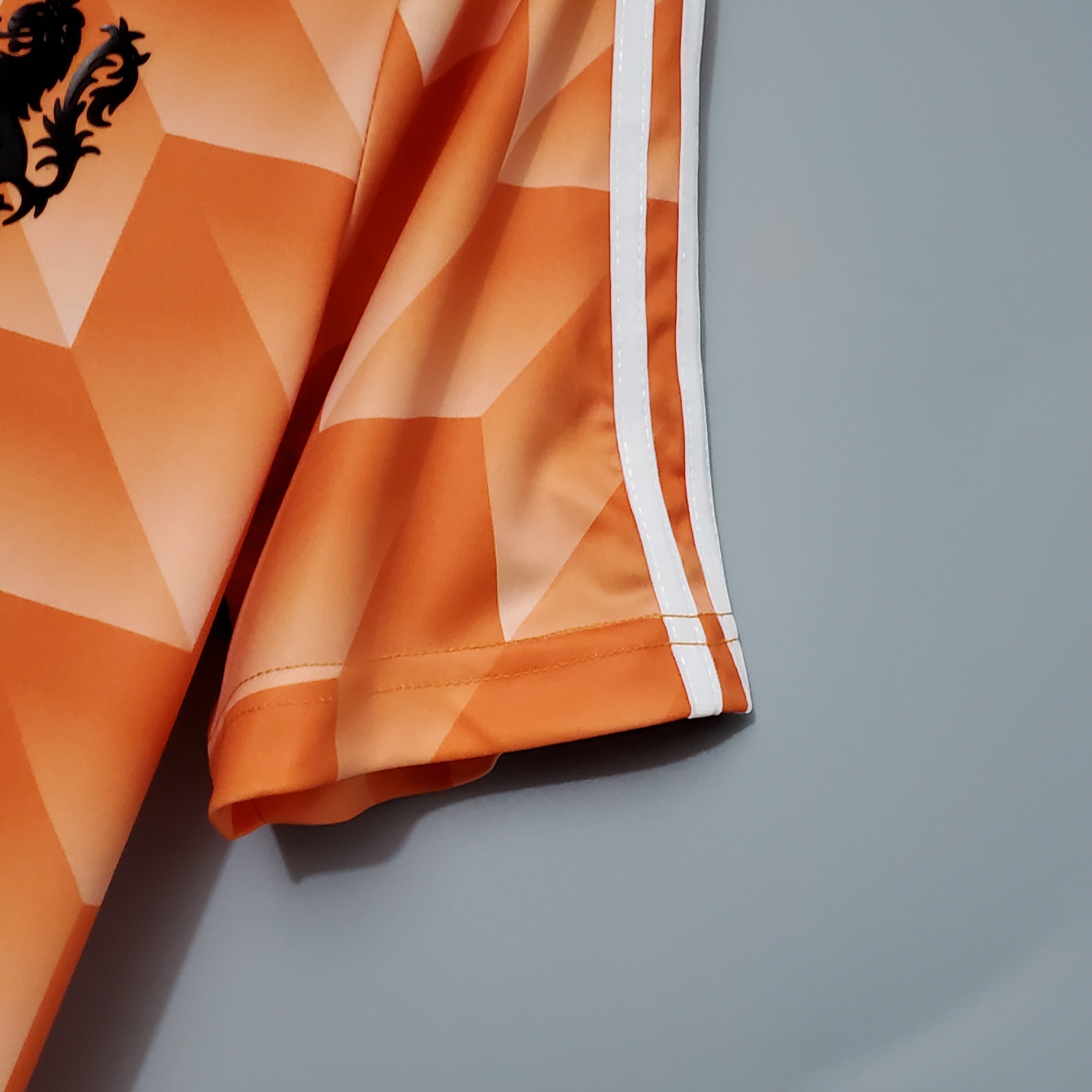 1980s Netherlands Retro Football Shirt | Orange White Home