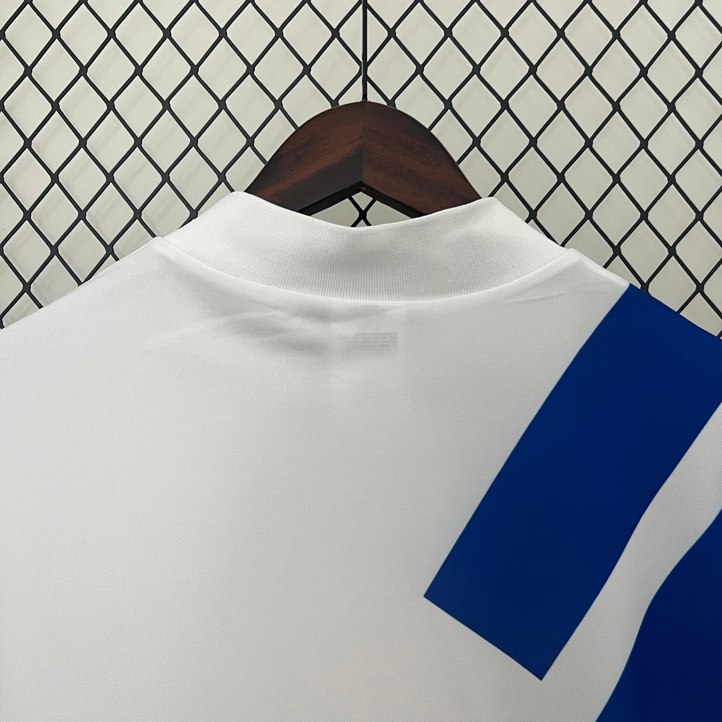 1990s Real Zaragoza Retro Football Shirt | White Blue Home