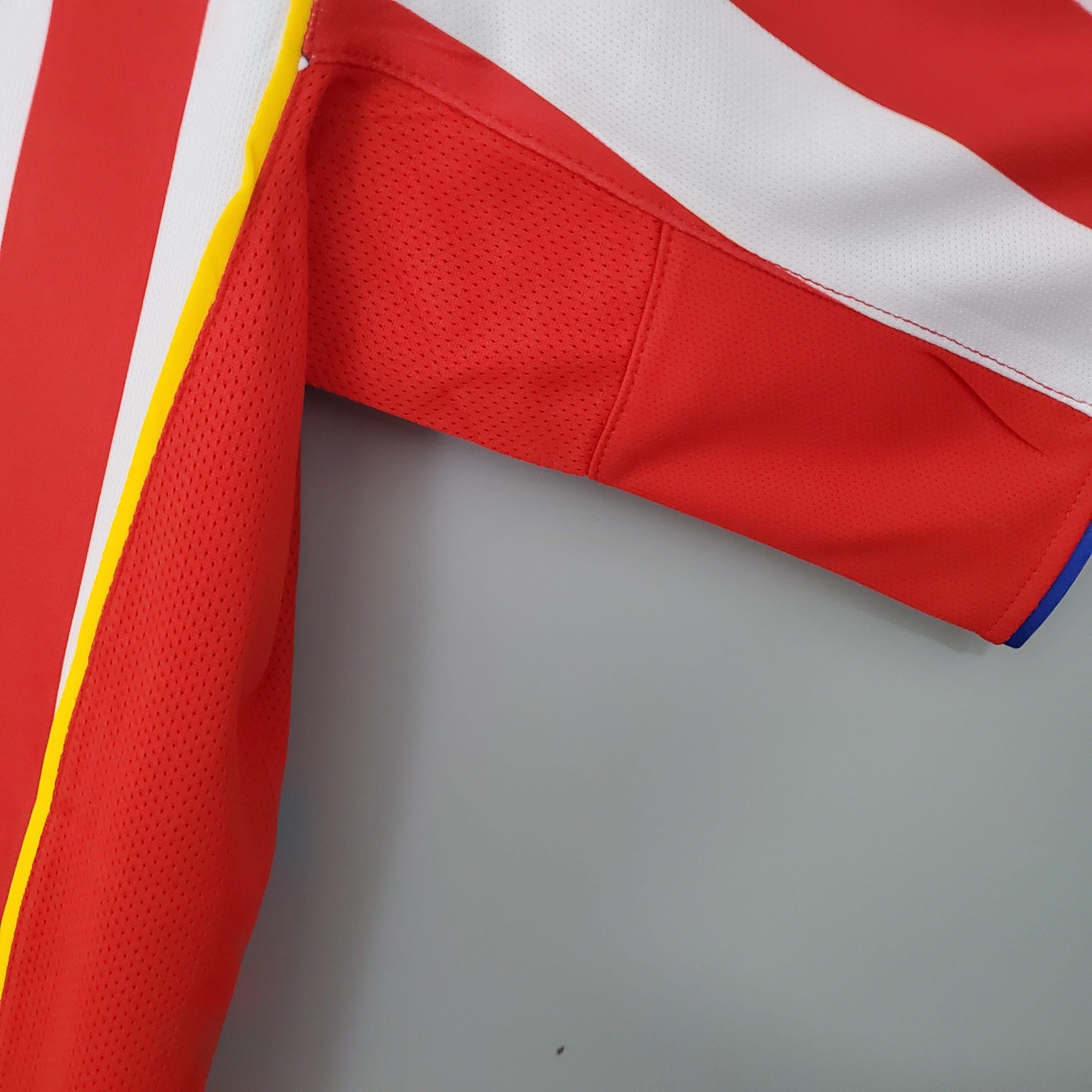 1990s Atletico Madrid Retro Football Shirt | Red White Home