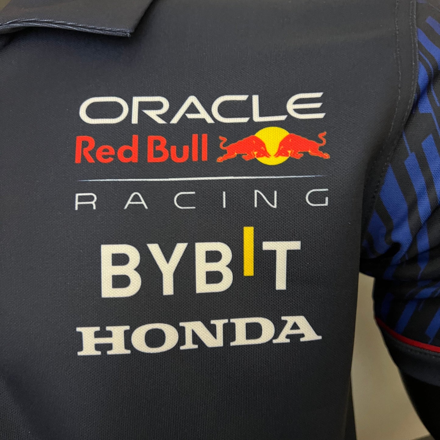Red Bull Racing F1 2024 Polo – Player Fit Honda| Navy Blue